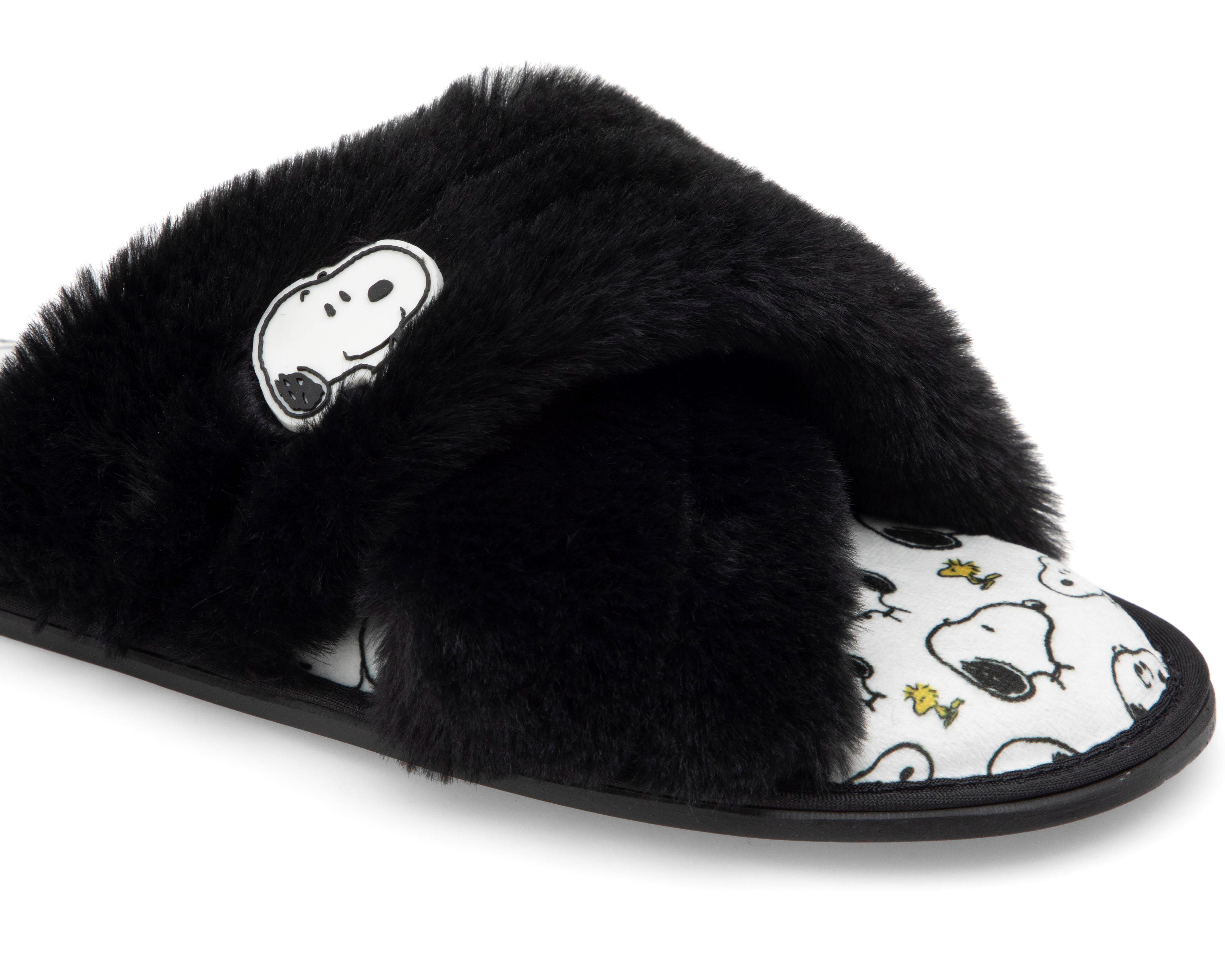 Foto 7 pulgar | Pantuflas de Snoopy para Mujer Peanuts