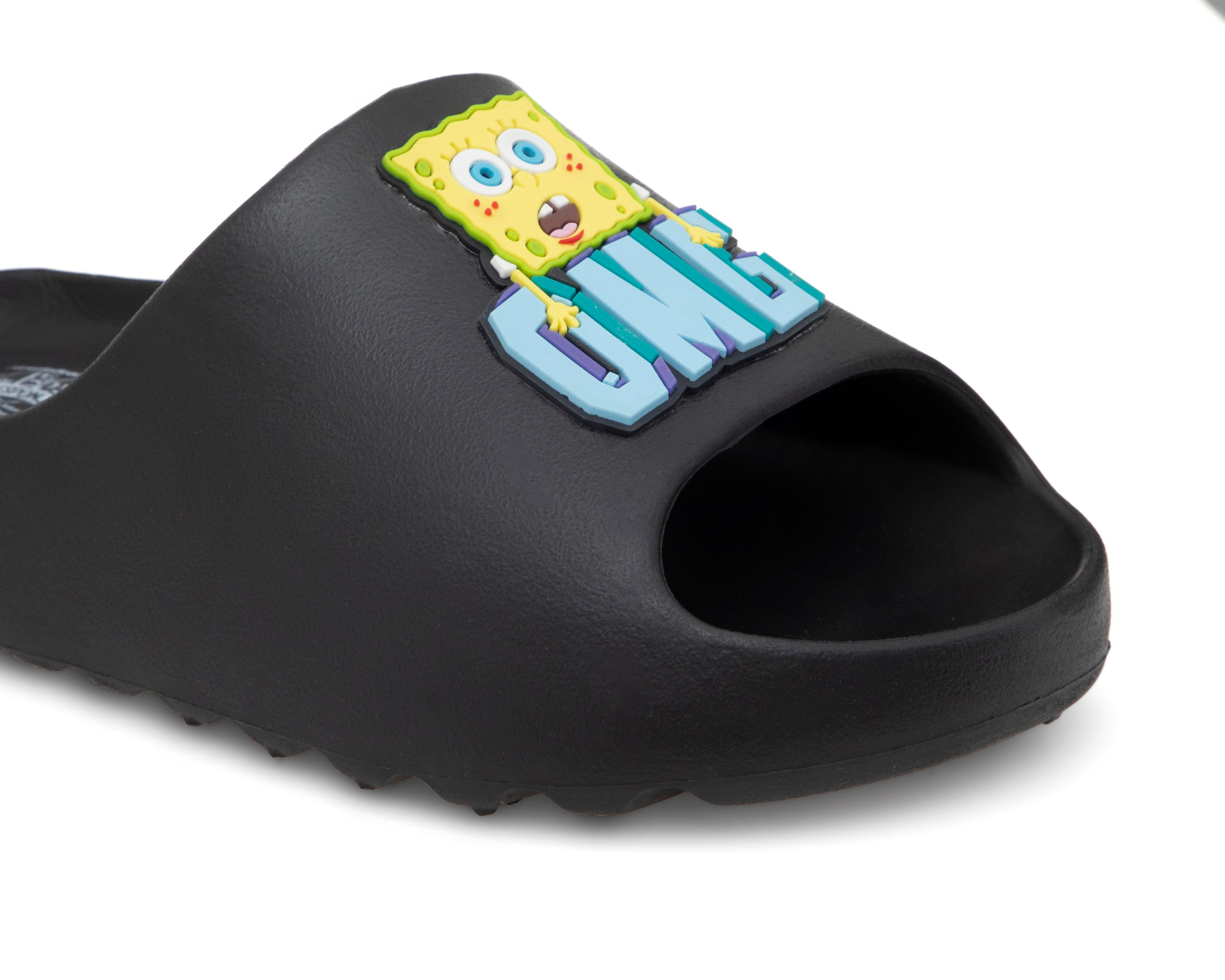 Foto 7 pulgar | Sandalias Bob Esponja Juveniles