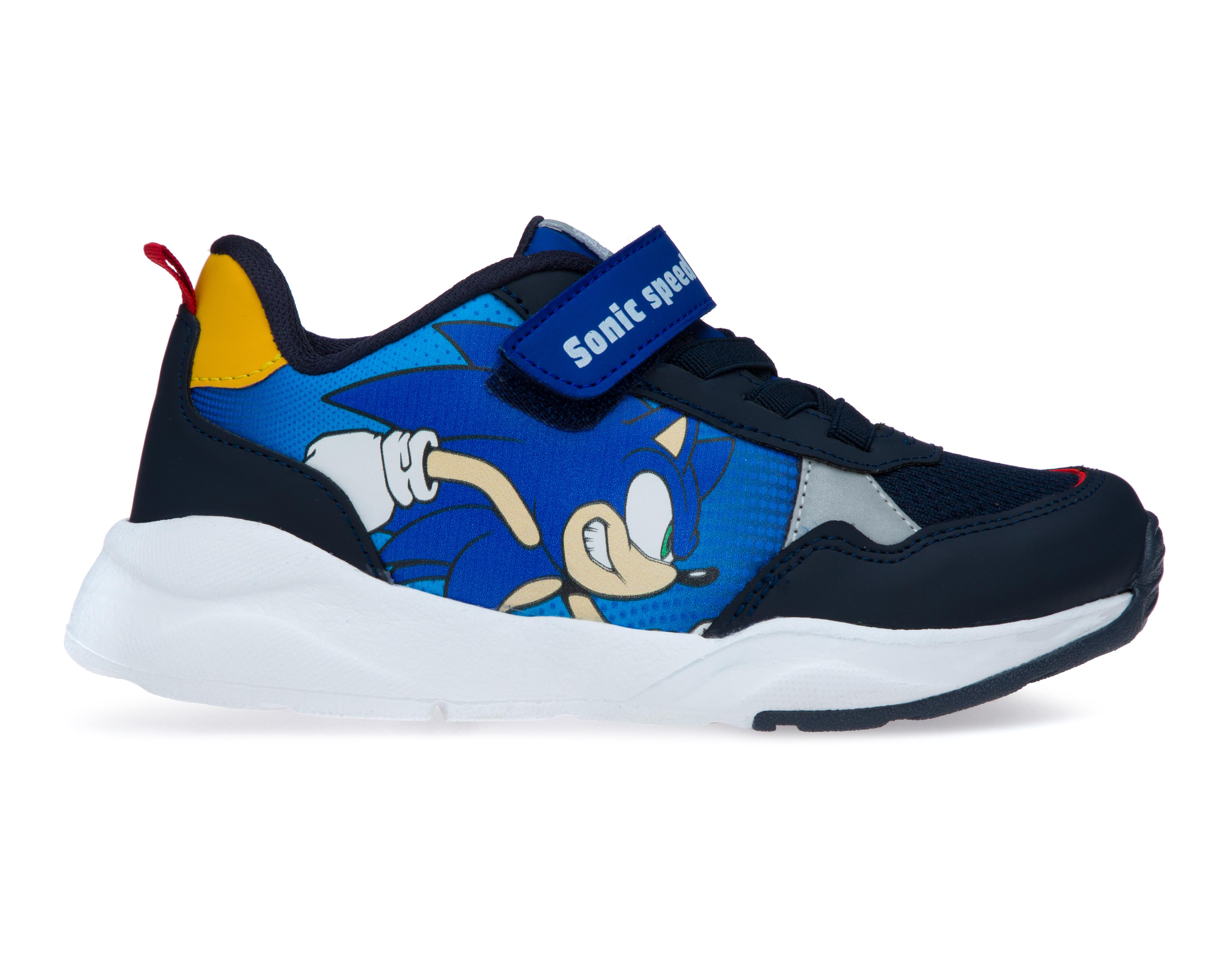 Foto 3 pulgar | Tenis Casuales Sonic para Niño