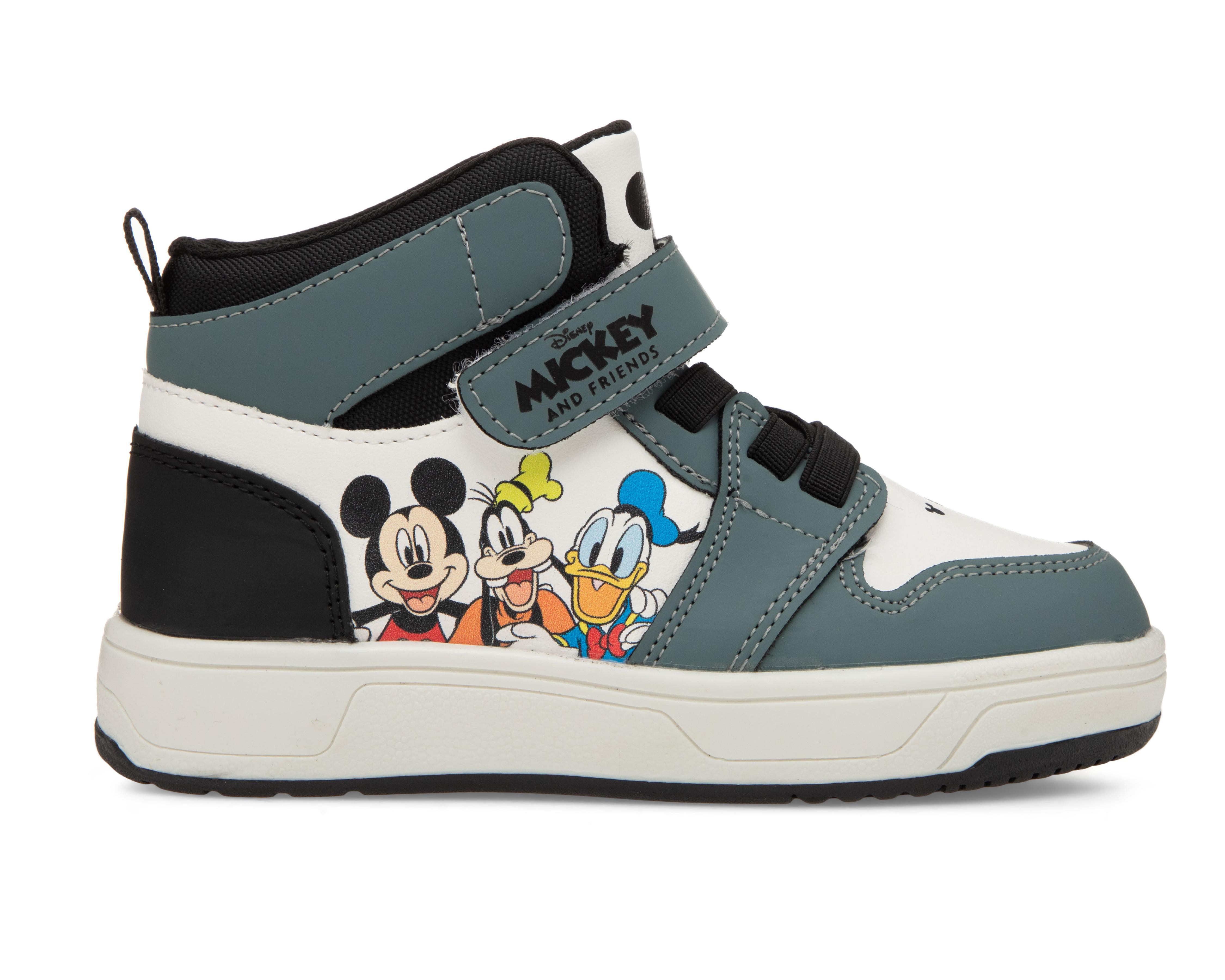 Foto 3 pulgar | Tenis Casuales Disney Mickey Mouse para Niño