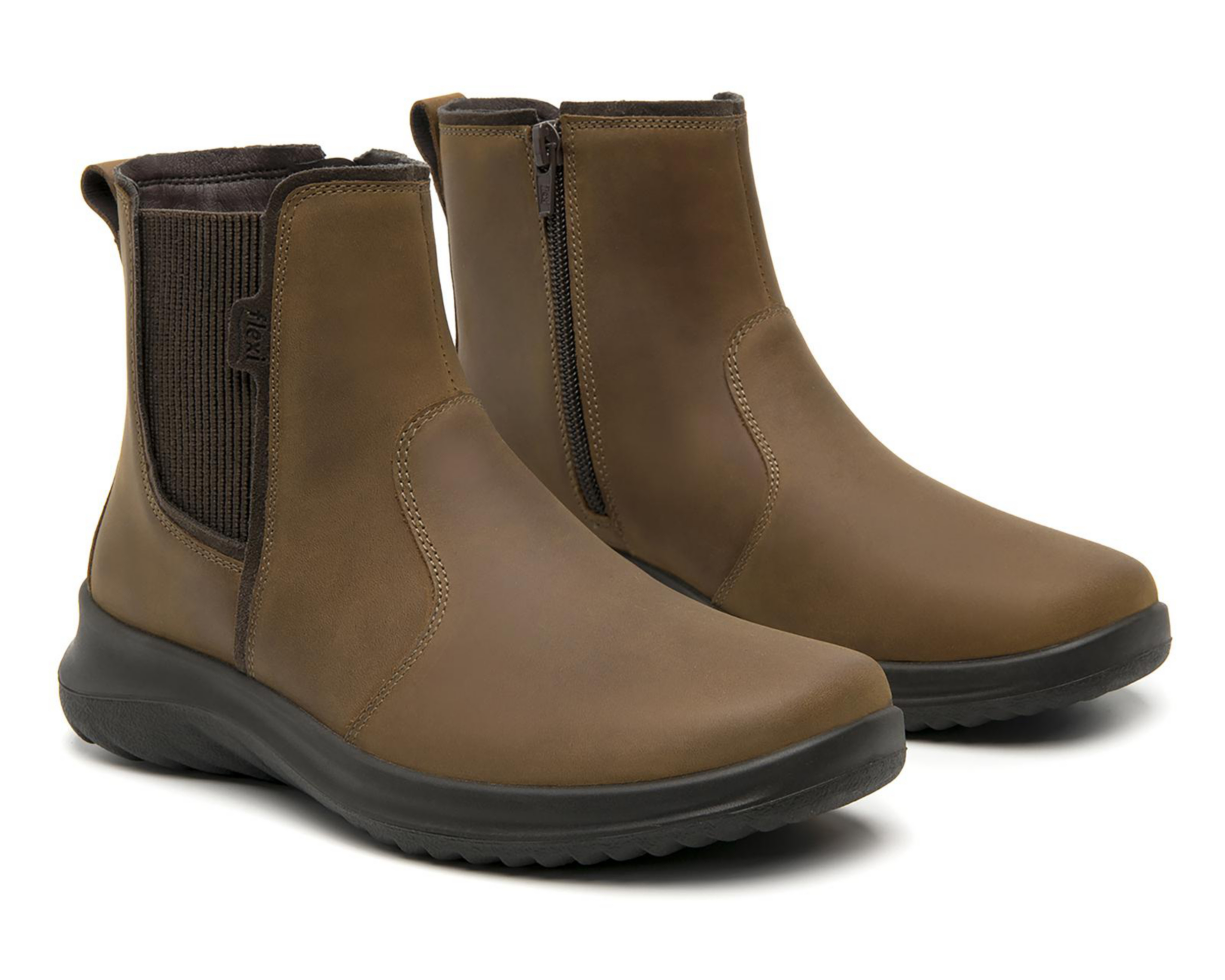 Botas Confort Flexi de Piel para Mujer