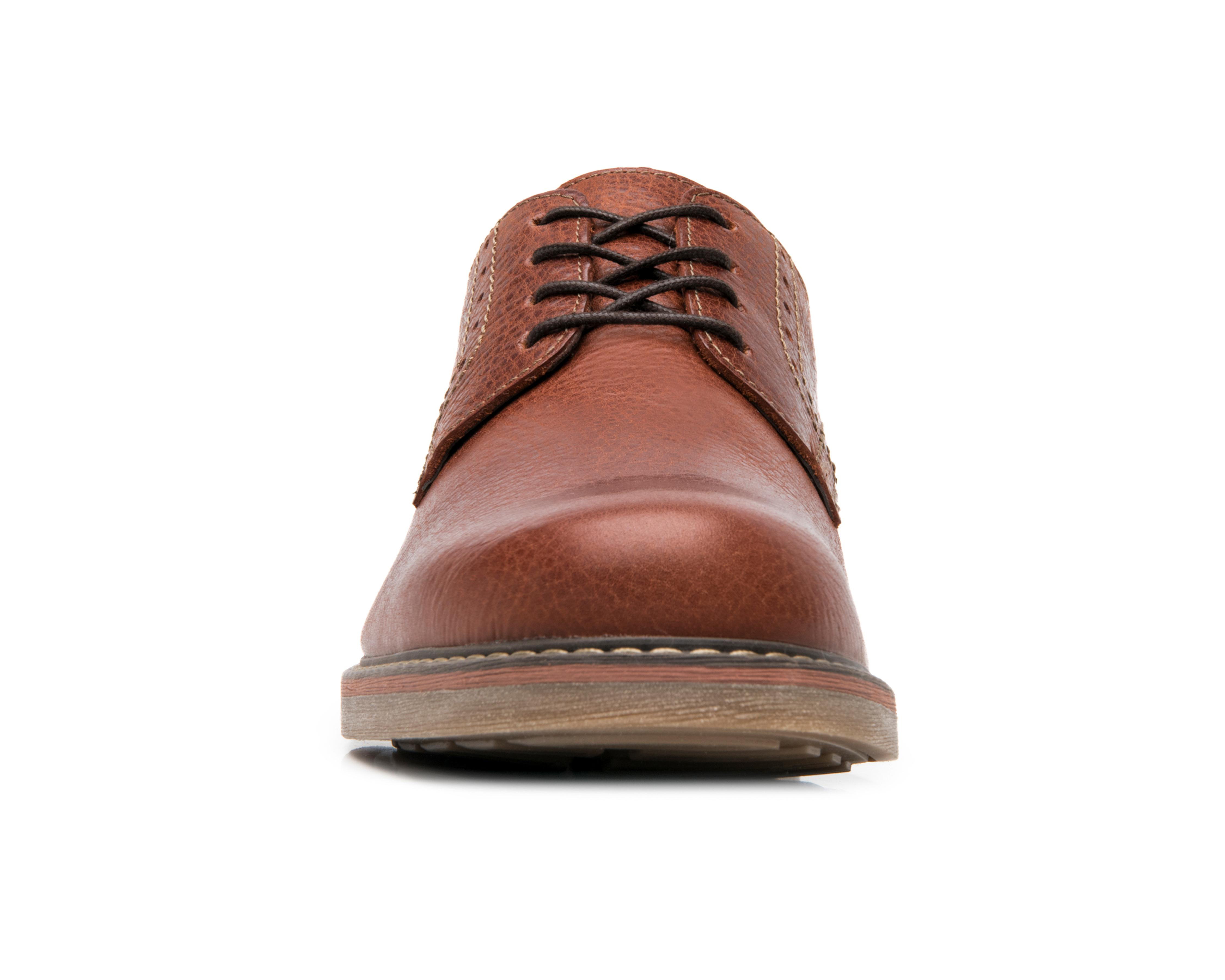 Foto 6 pulgar | Zapatos Casuales Flexi de Piel para Hombre