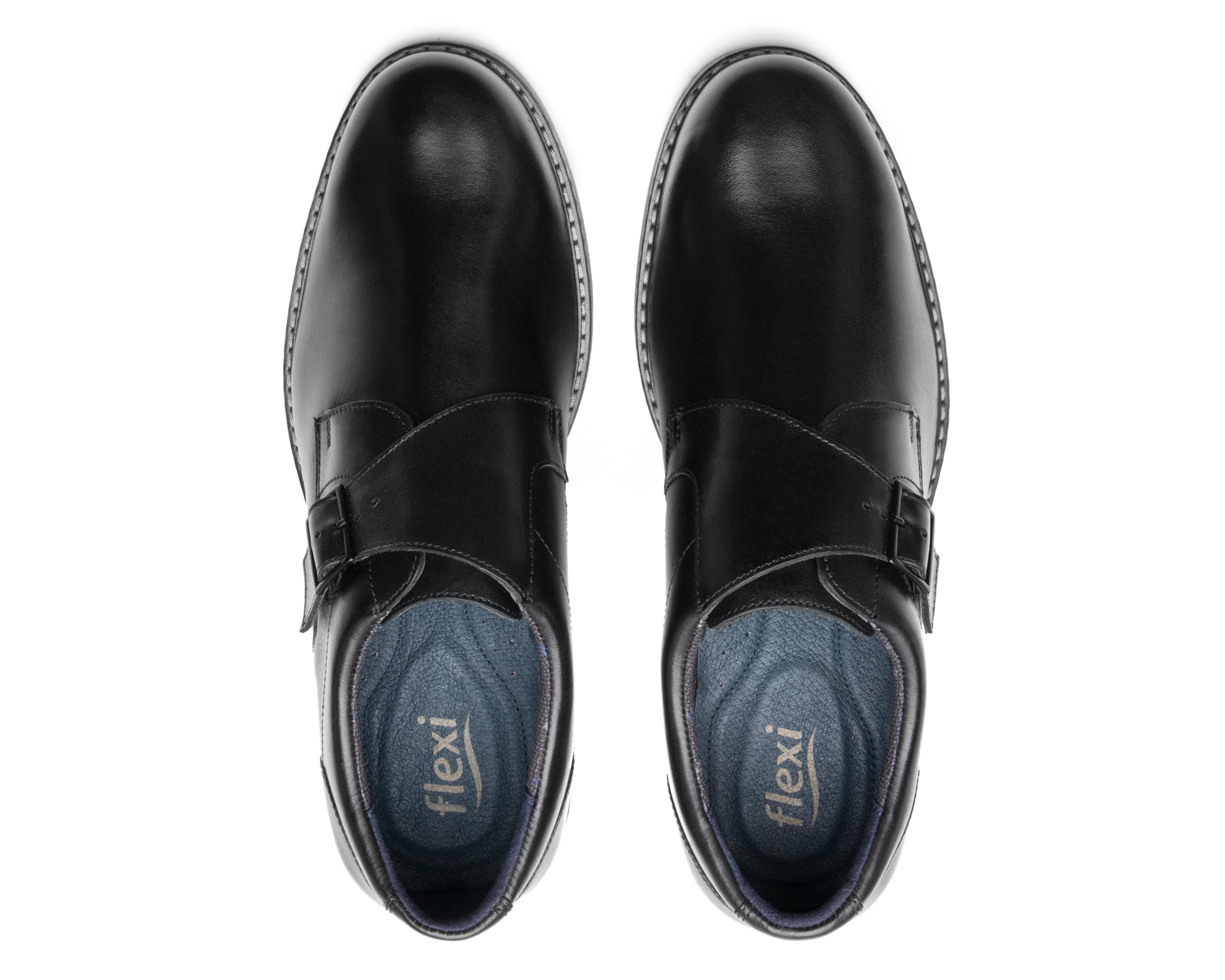 Foto 4 pulgar | Zapatos Casuales Flexi de Piel para Hombre