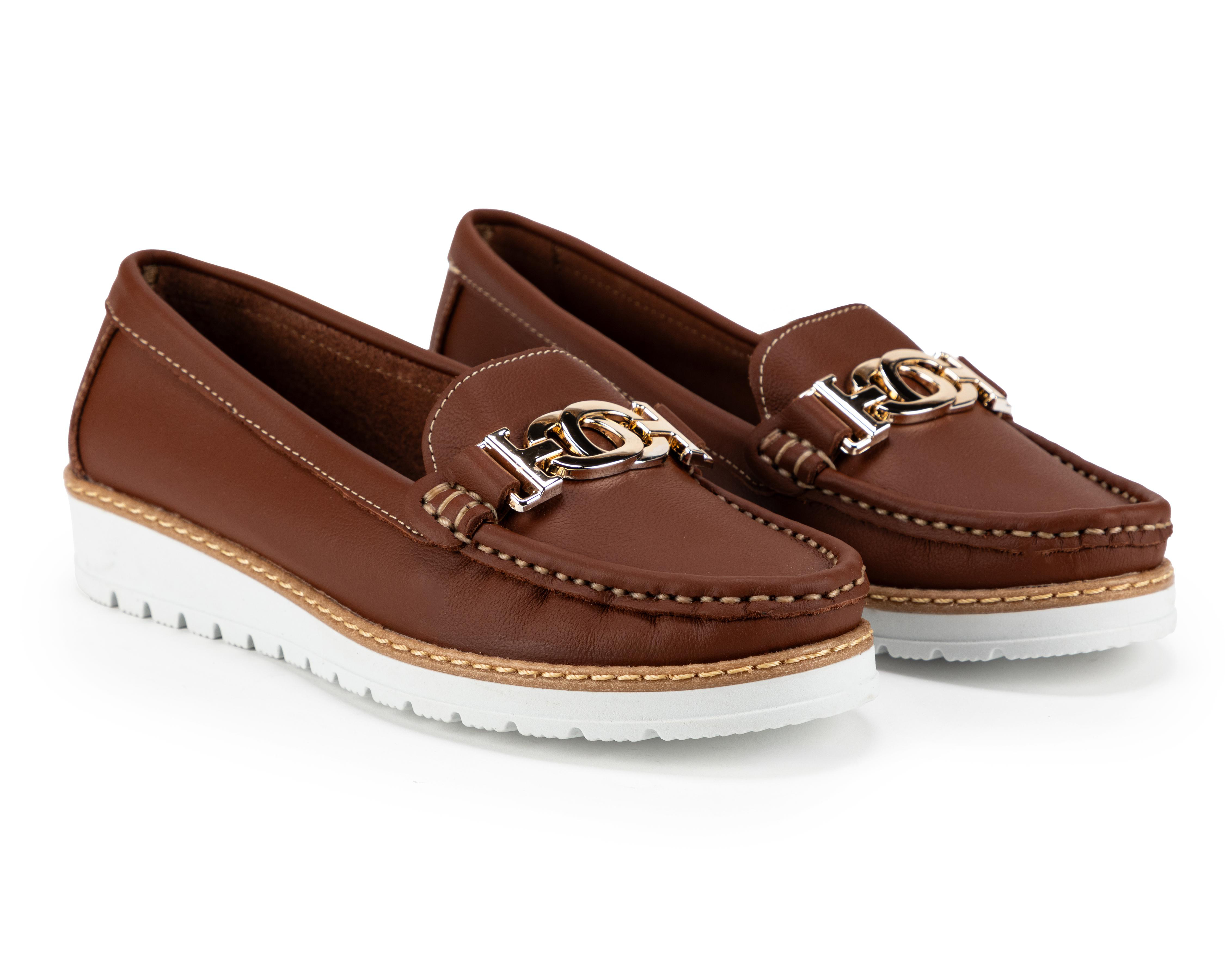 Foto 1 | Mocasines York Team Polo Club de Piel para Mujer