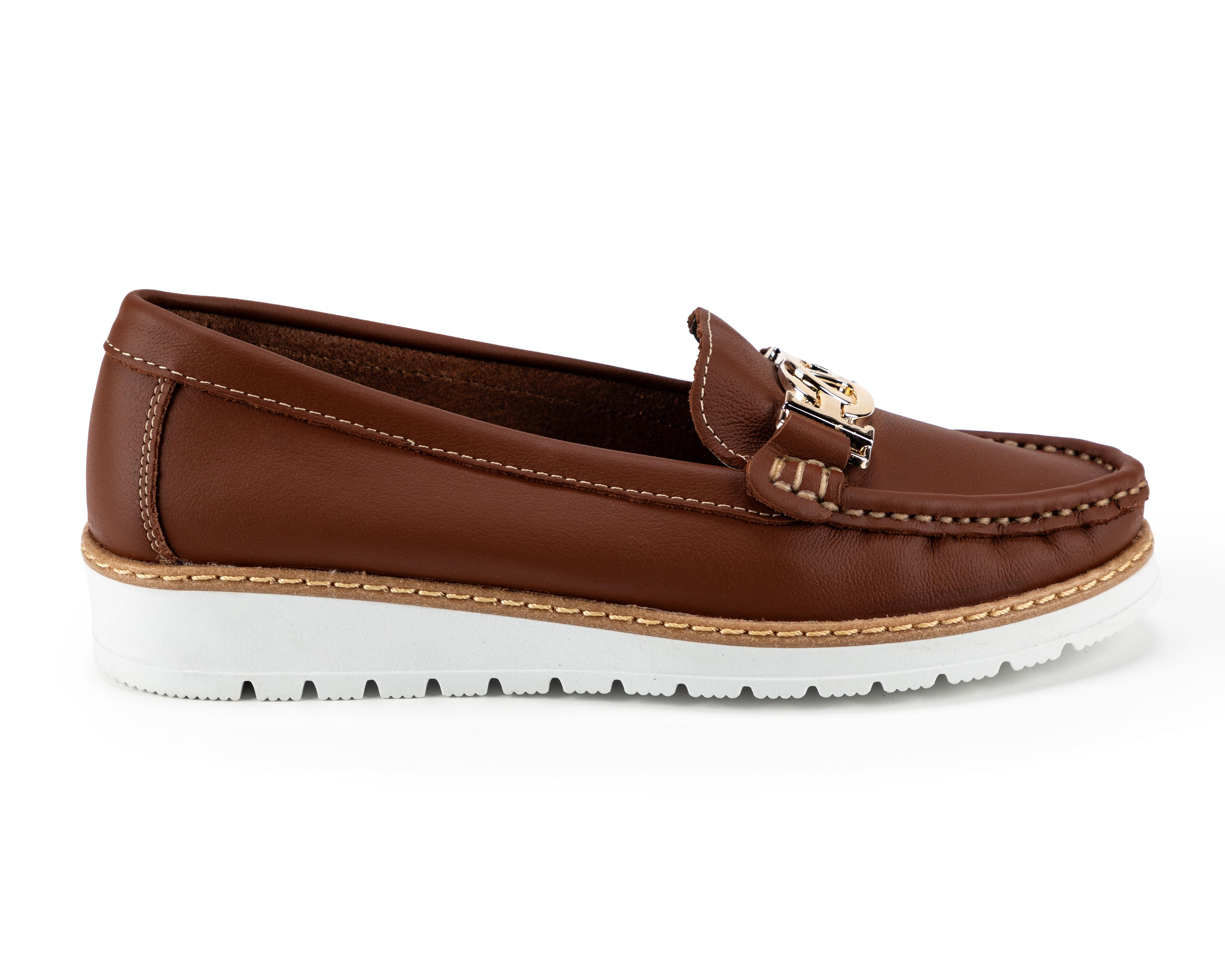 Foto 2 | Mocasines York Team Polo Club de Piel para Mujer