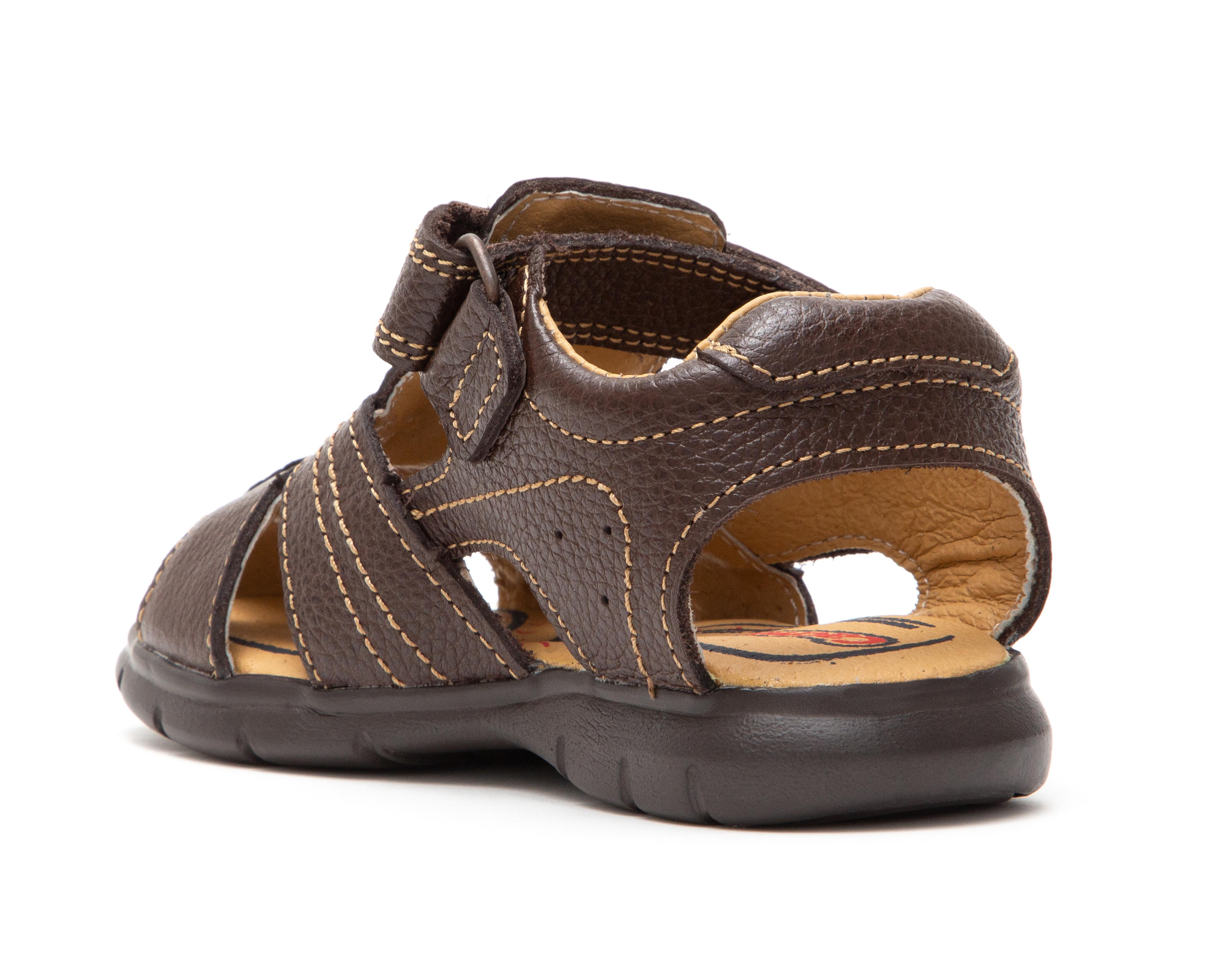 Foto 4 pulgar | Sandalias Cachorros de Piel para Niño