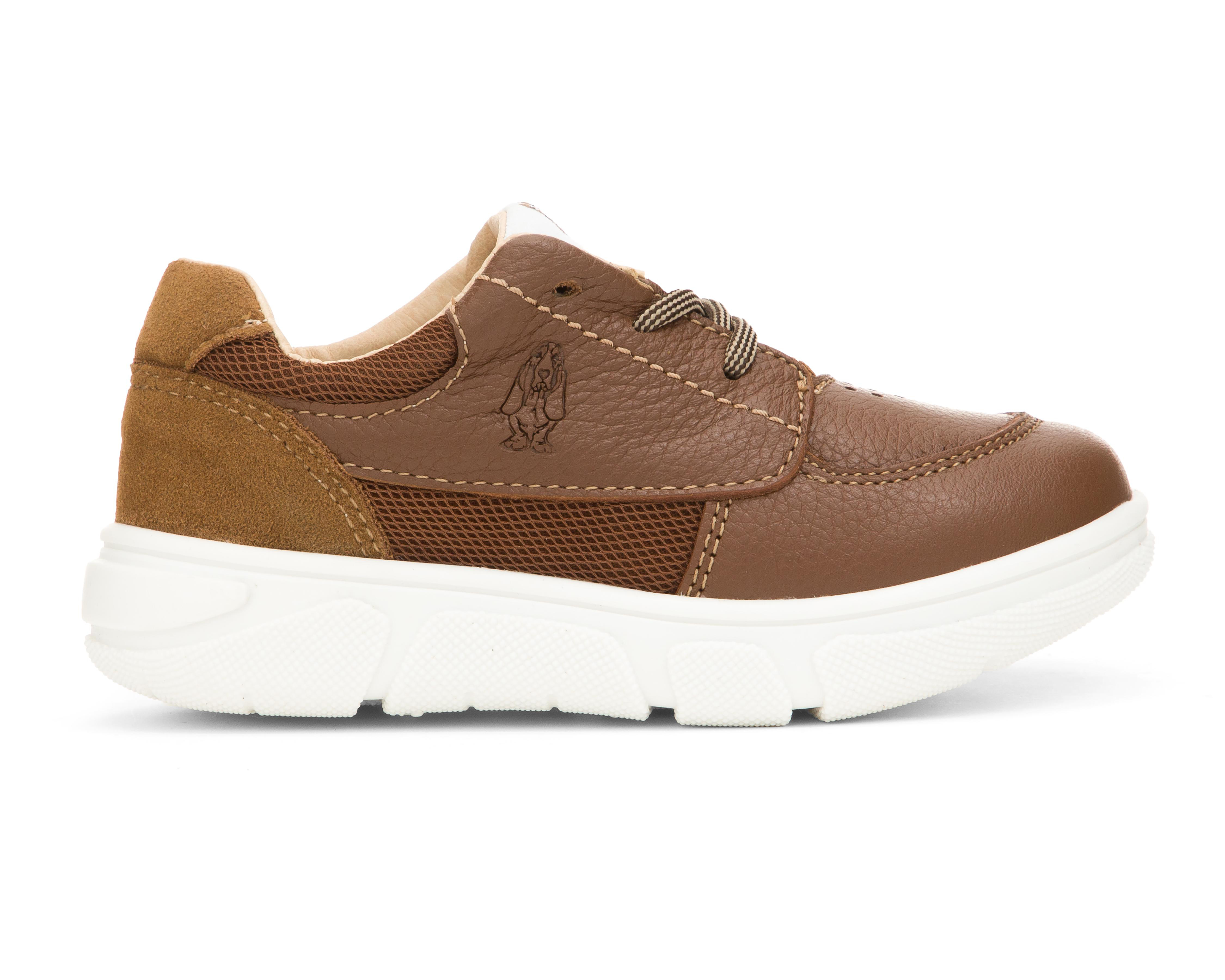 Foto 2 | Zapatos Casuales Hush Puppies de Piel para Niño