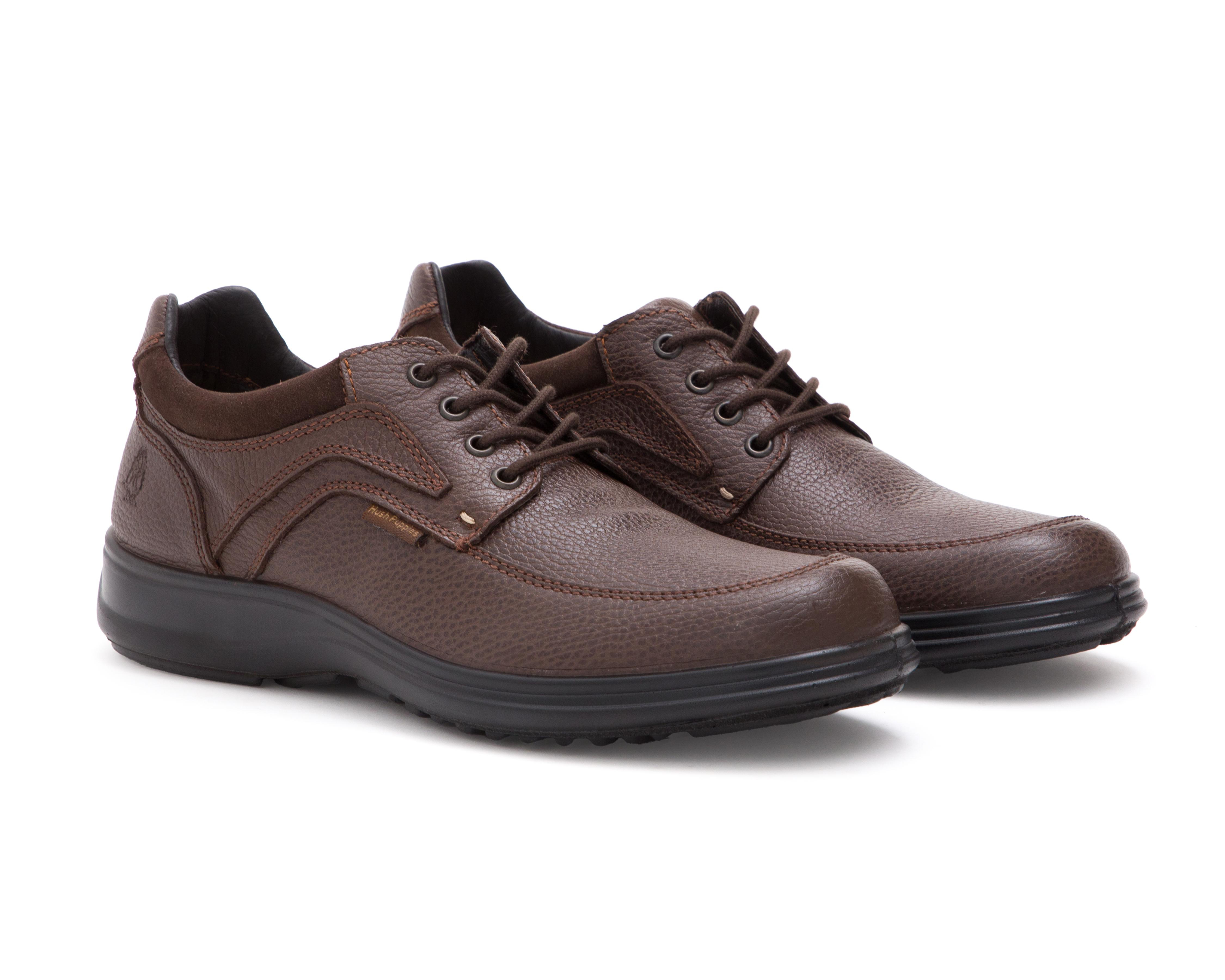 Foto 2 pulgar | Zapatos Confort Hush Puppies de Piel para Hombre