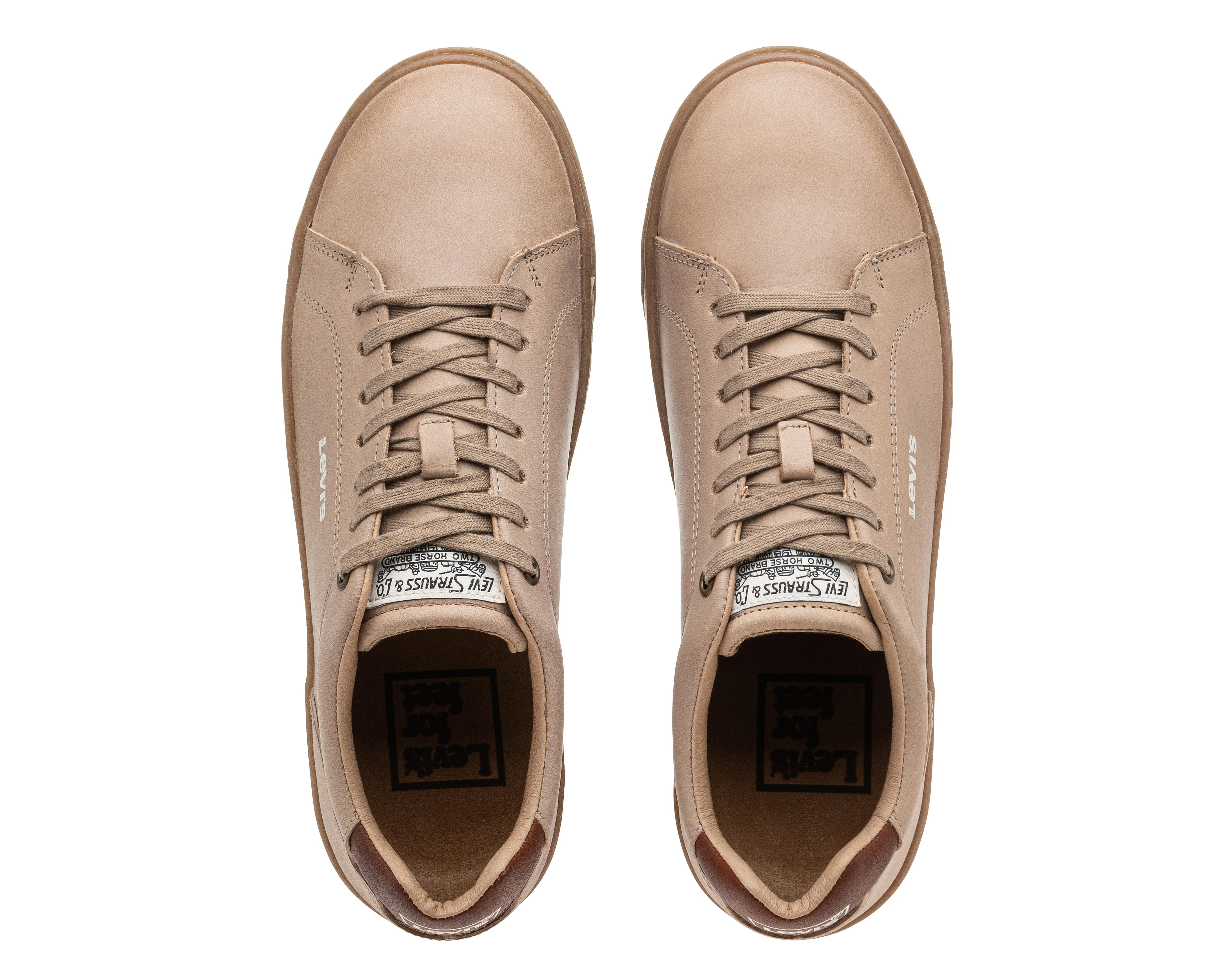 Foto 4 pulgar | Tenis Casuales Levi's de Piel para Hombre