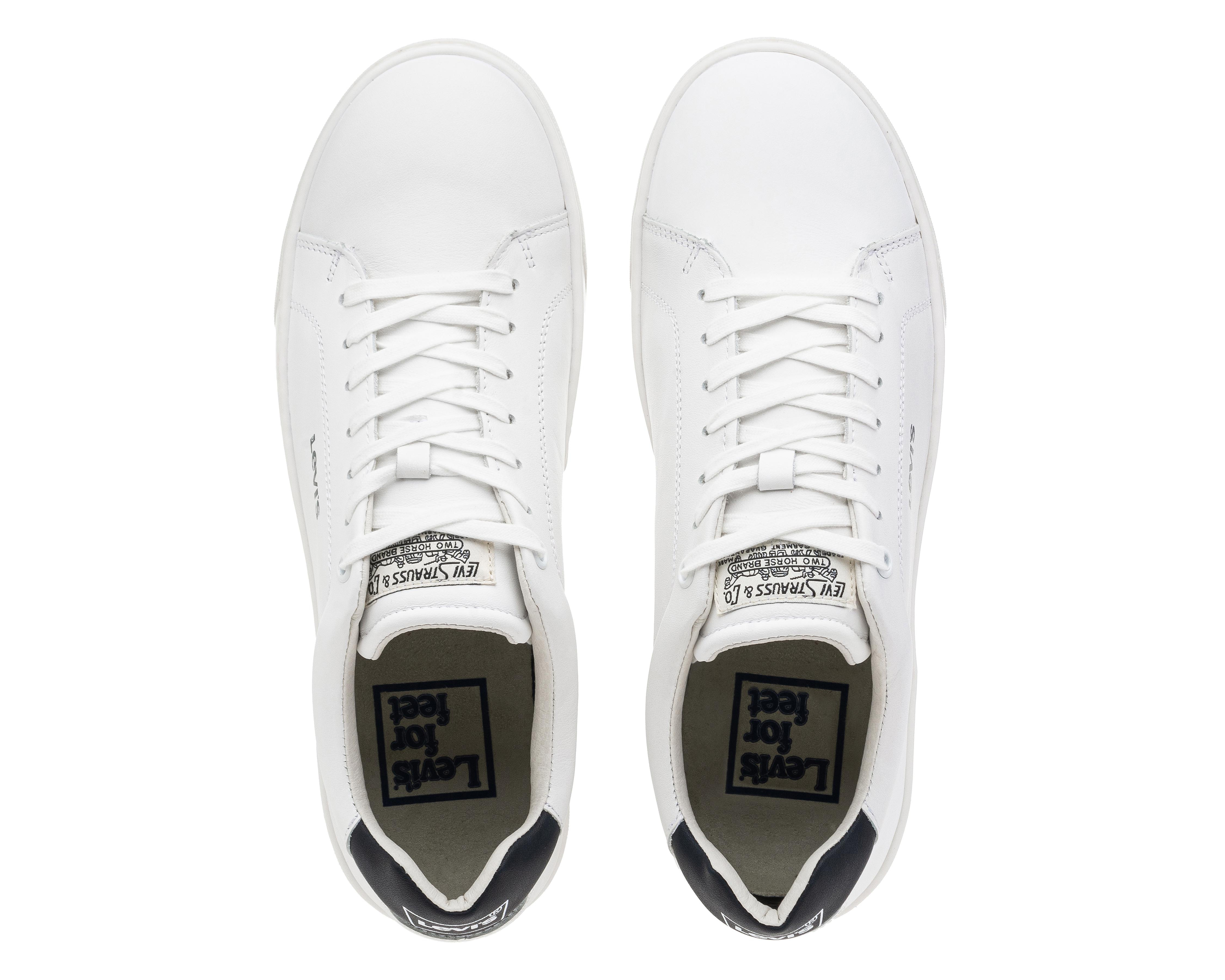 Foto 4 pulgar | Tenis Casuales Levi's de Piel para Hombre
