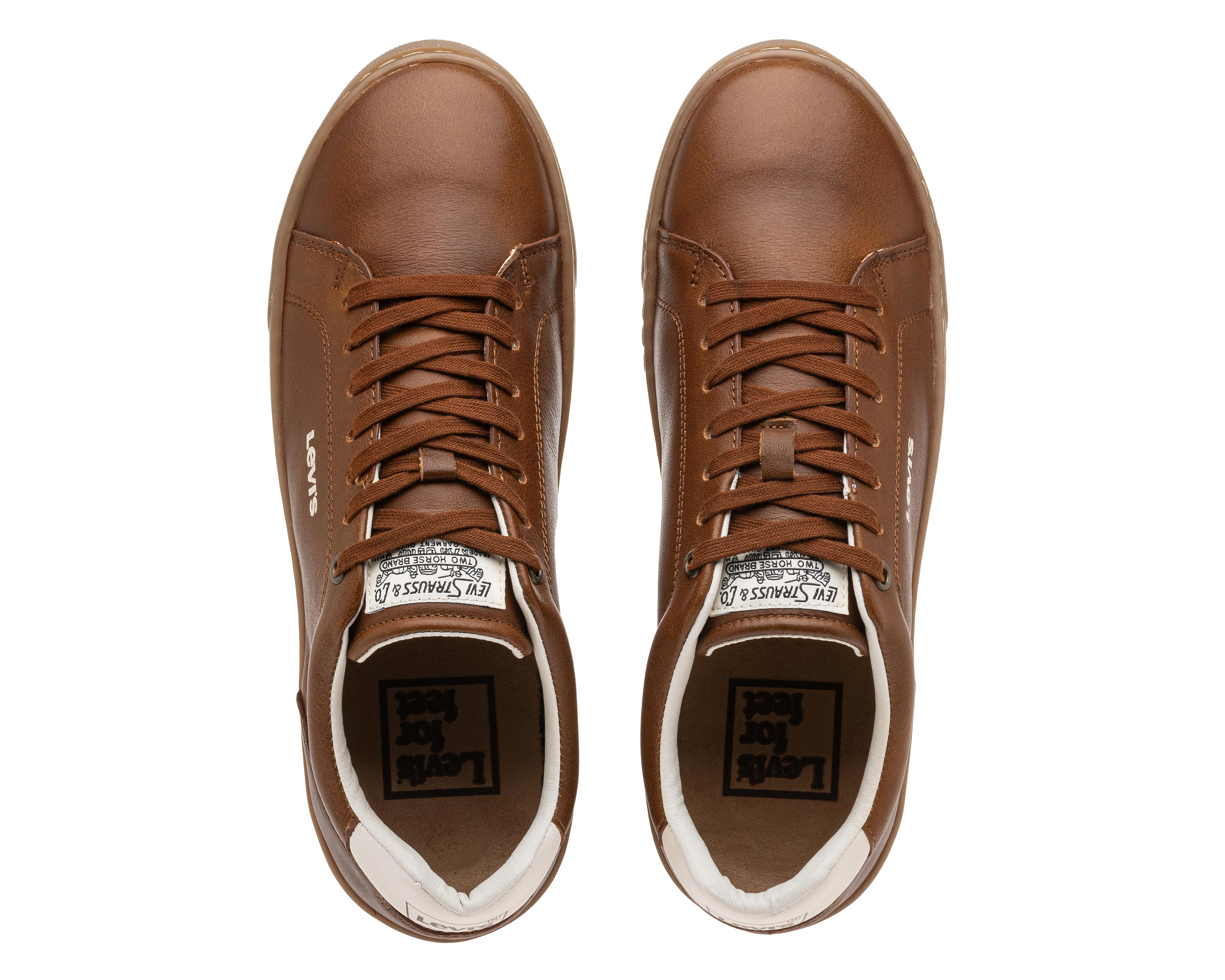 Foto 4 pulgar | Tenis Casuales Levi's de Piel para Hombre