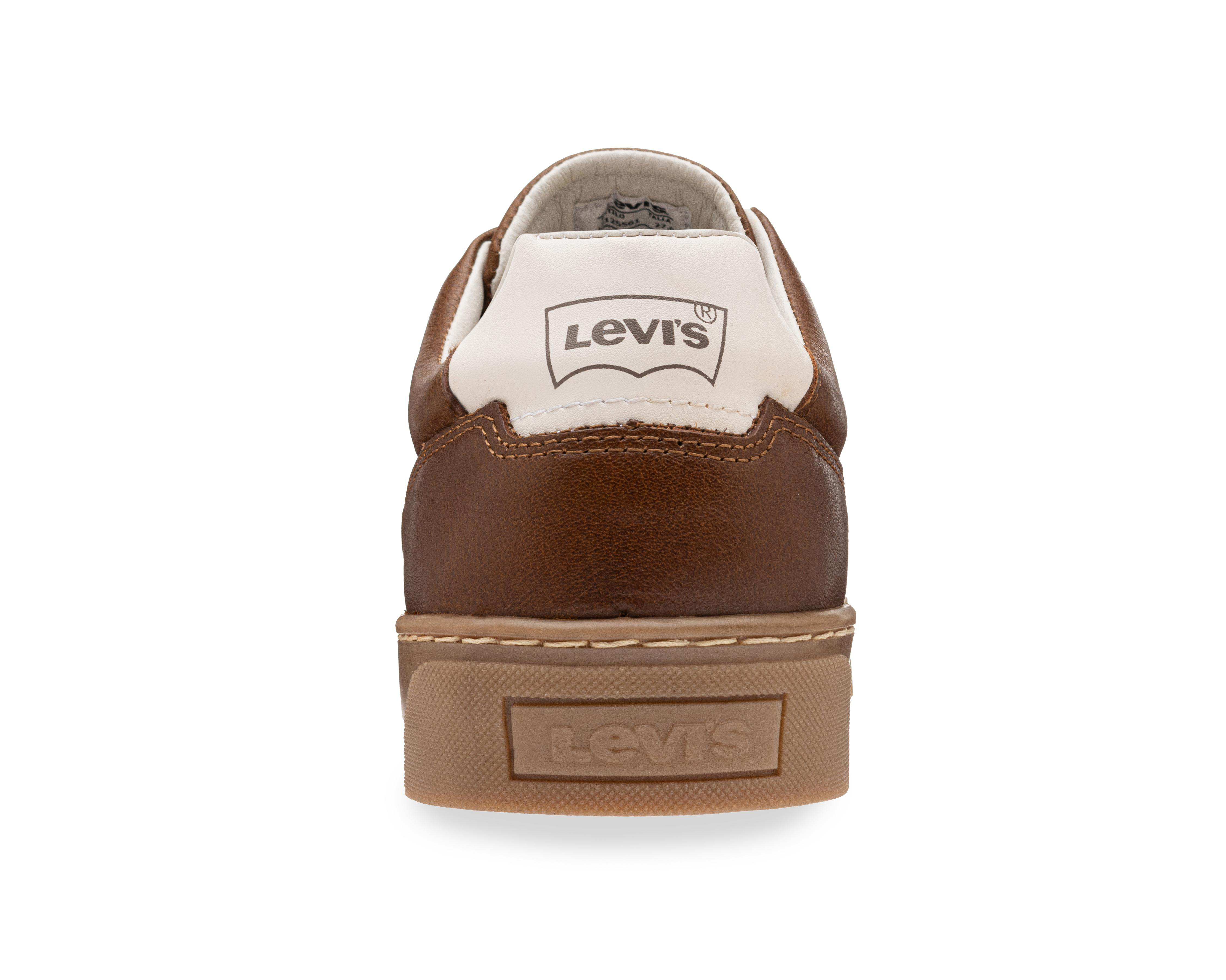 Foto 7 pulgar | Tenis Casuales Levi's de Piel para Hombre
