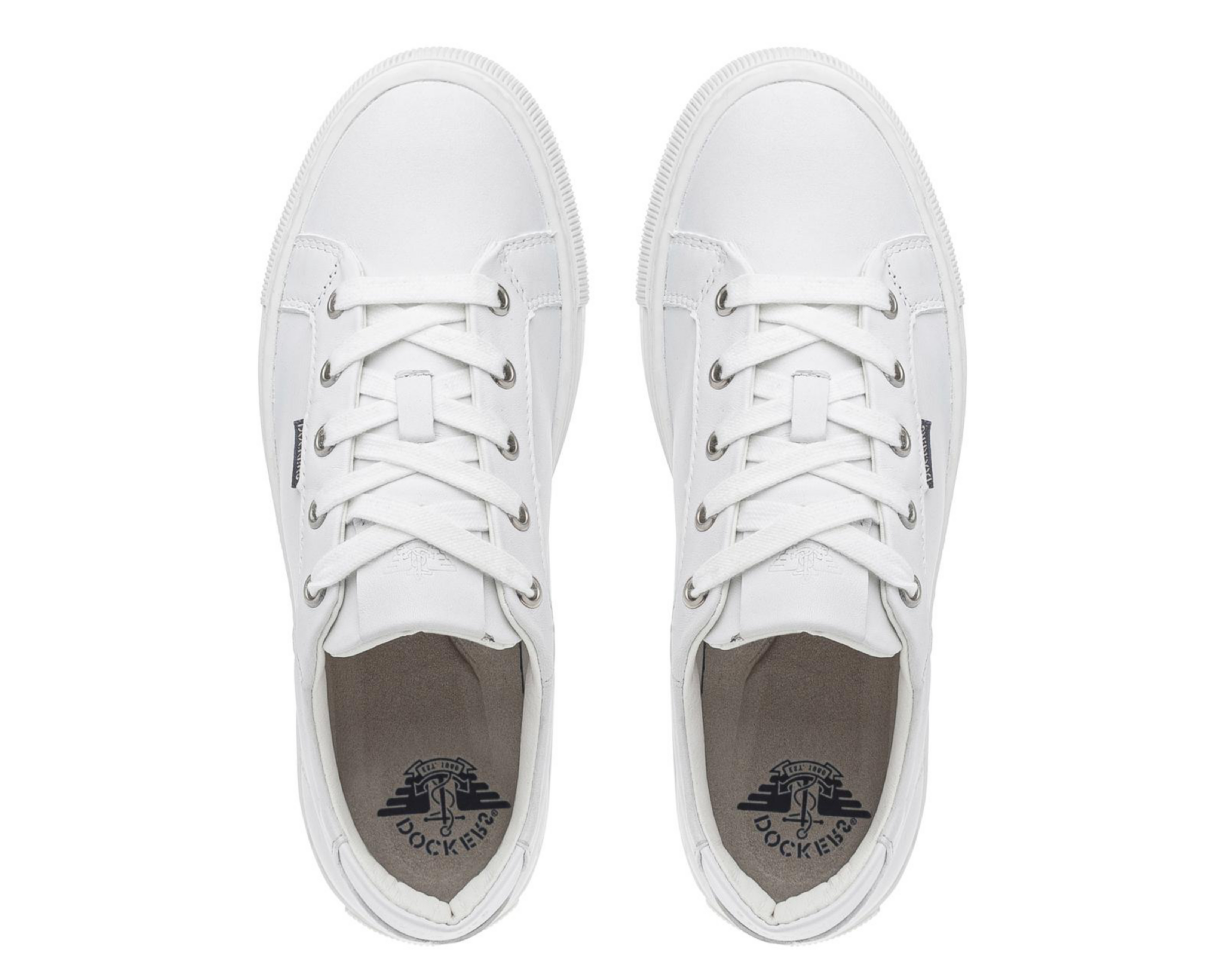 Foto 4 pulgar | Tenis Casuales Dockers de Piel para Mujer