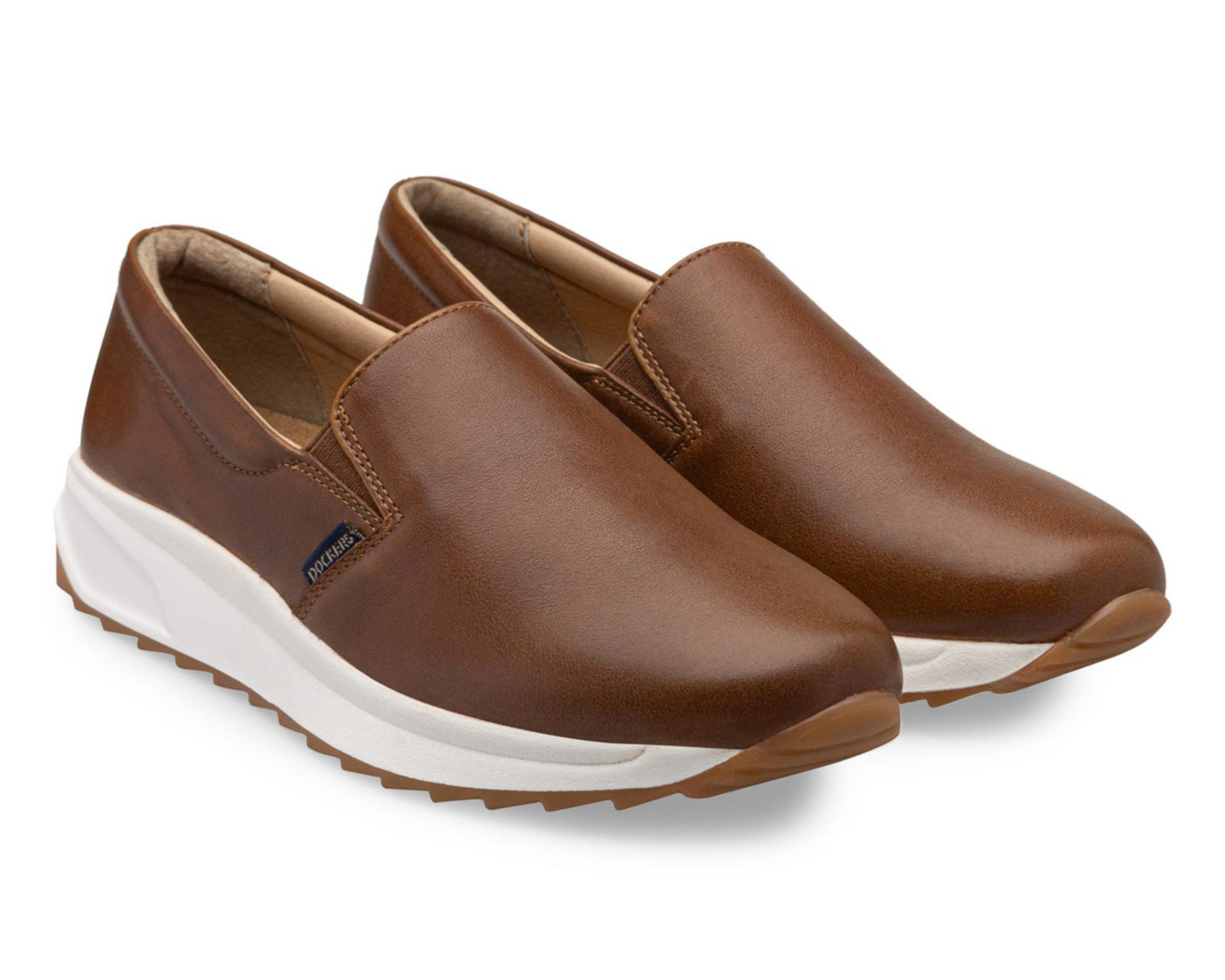 Foto 1 | Tenis Casuales Dockers de Piel para Mujer