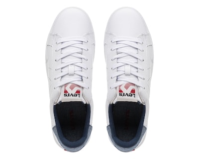 Foto 3 | Tenis casuales Levi's SWIFTC de Piel para Hombre
