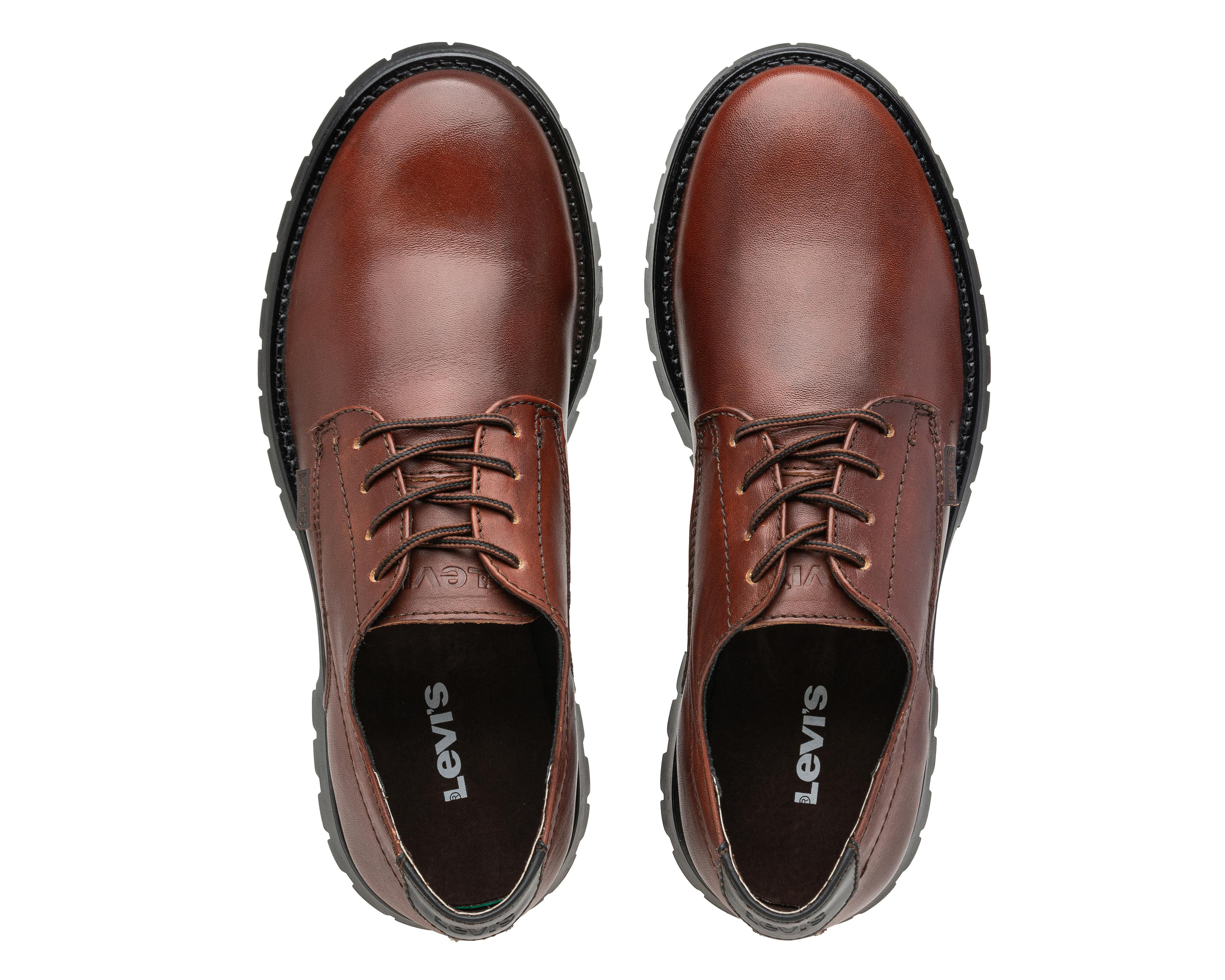 Foto 4 pulgar | Zapatos Casuales Levi's Walker de Piel para Hombre