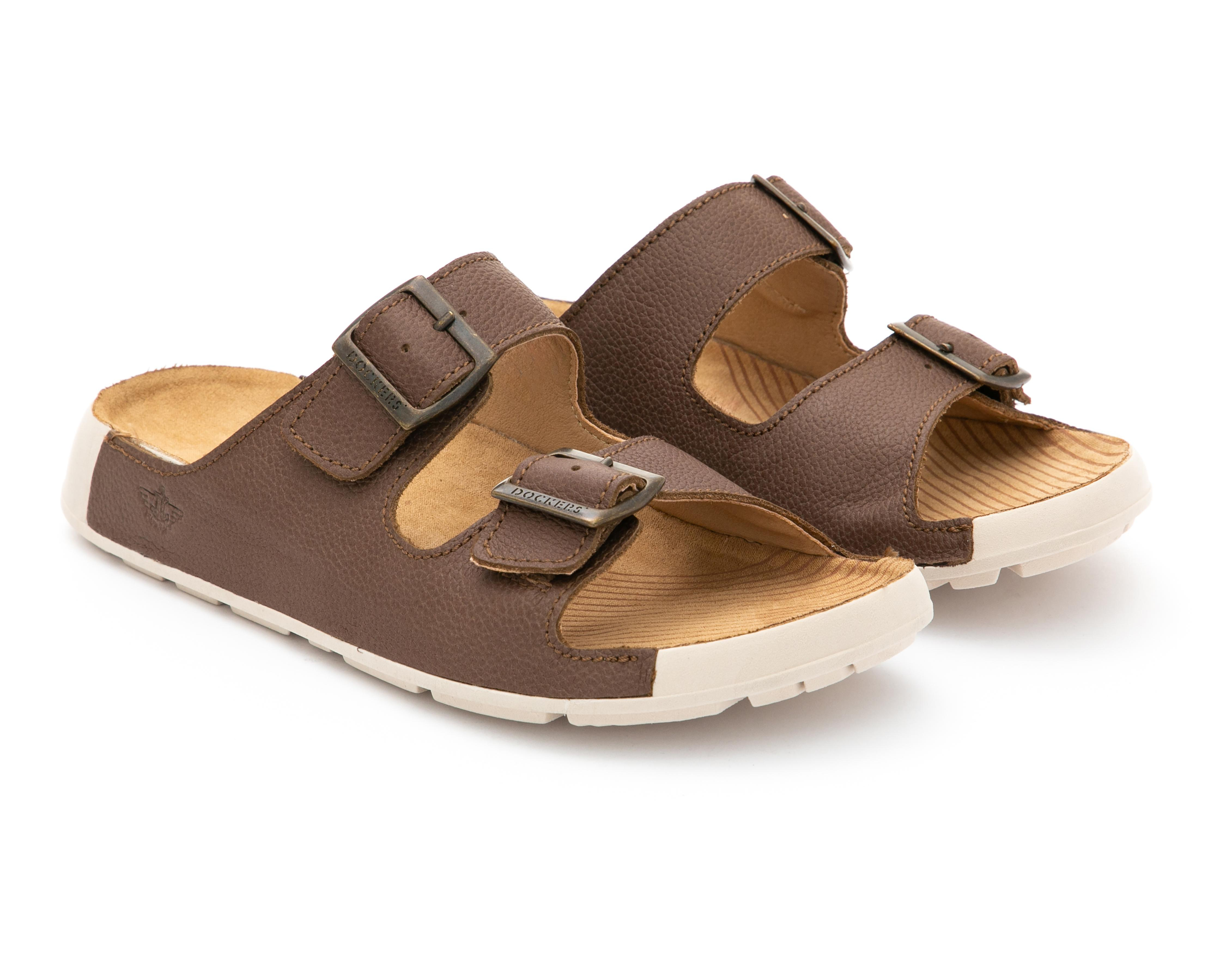 Foto 2 pulgar | Sandalias Casuales Dockers de Piel para Hombre