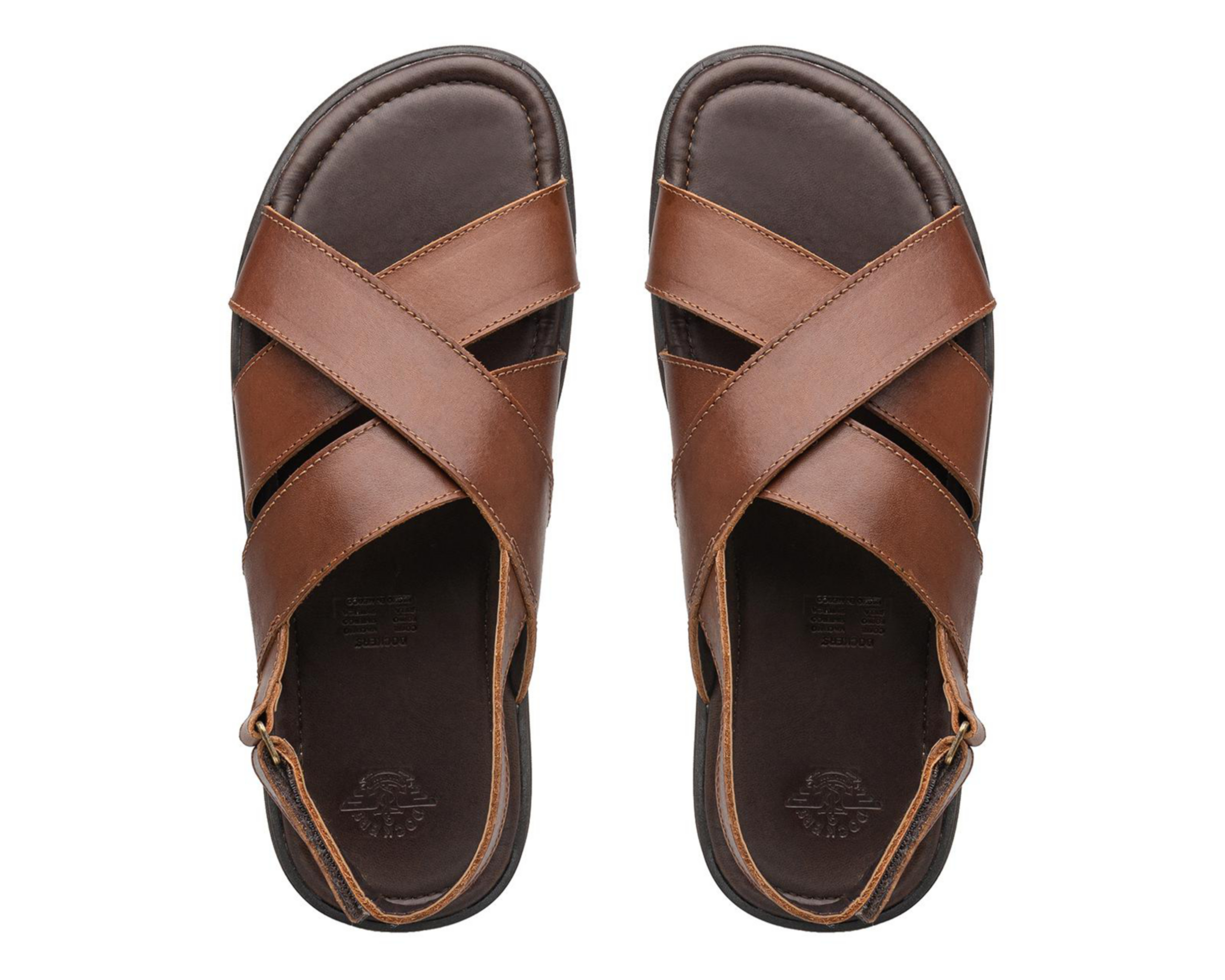 Foto 4 pulgar | Sandalias Casuales Dockers de Piel para Hombre