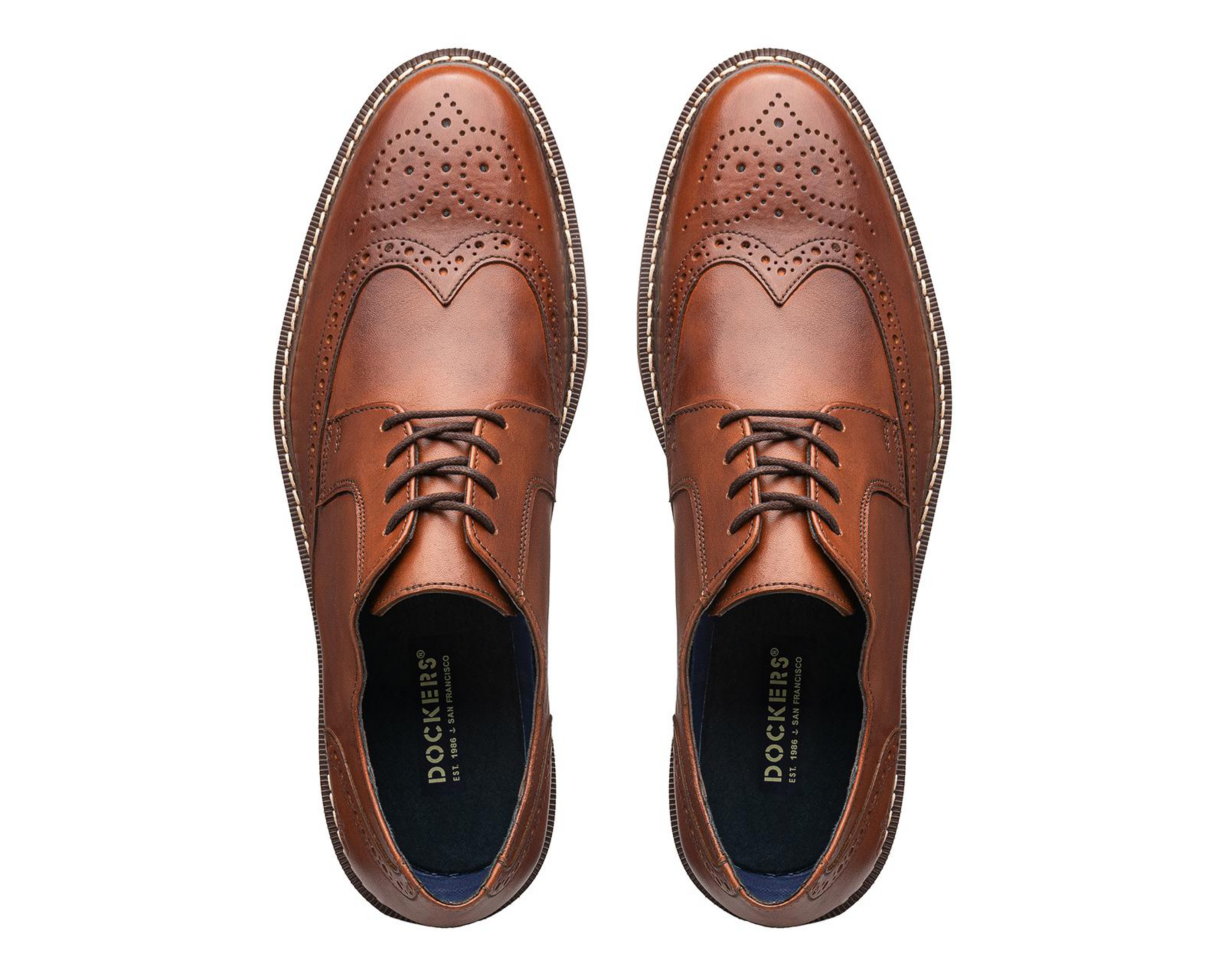 Foto 4 pulgar | Zapatos Casuales Dockers de Piel para Hombre