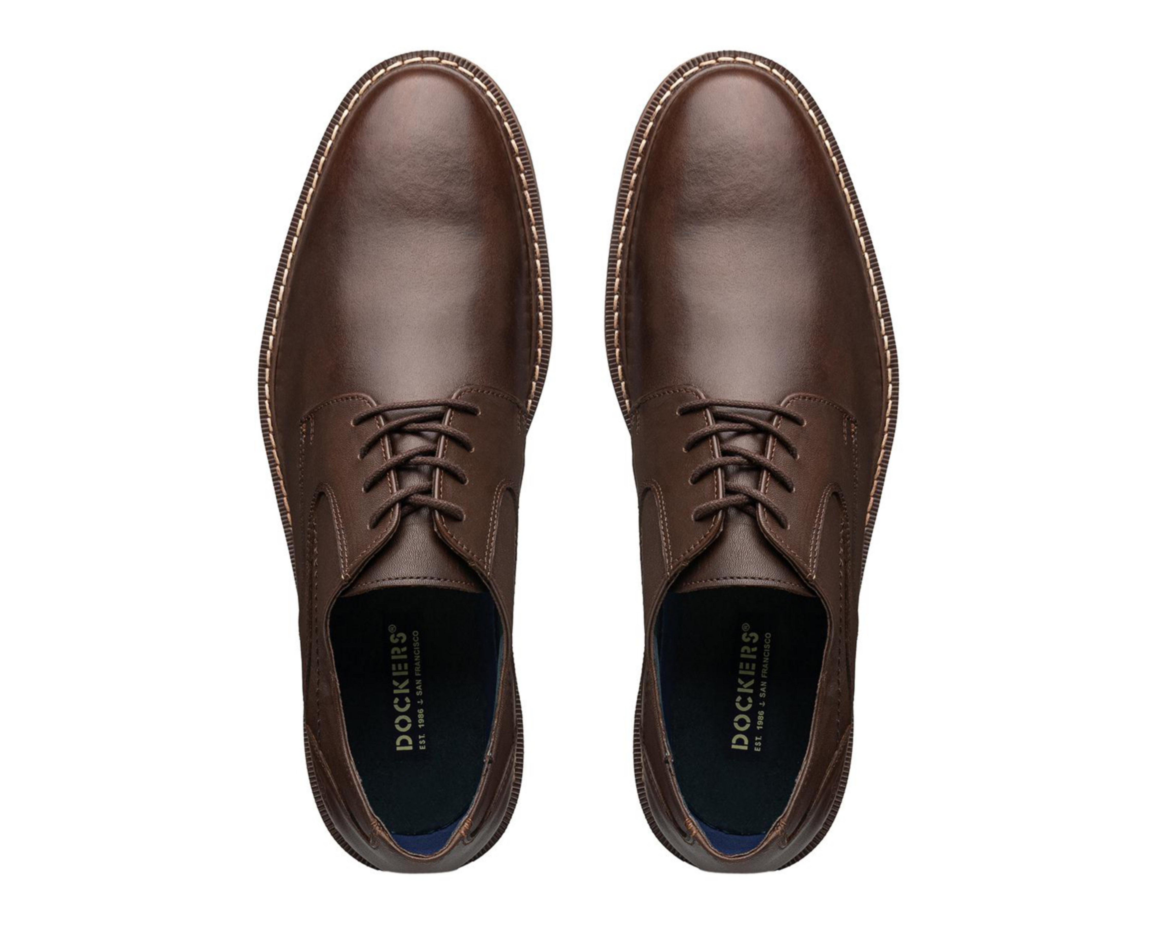 Foto 3 pulgar | Zapatos Casuales Dockers de Piel para Hombre