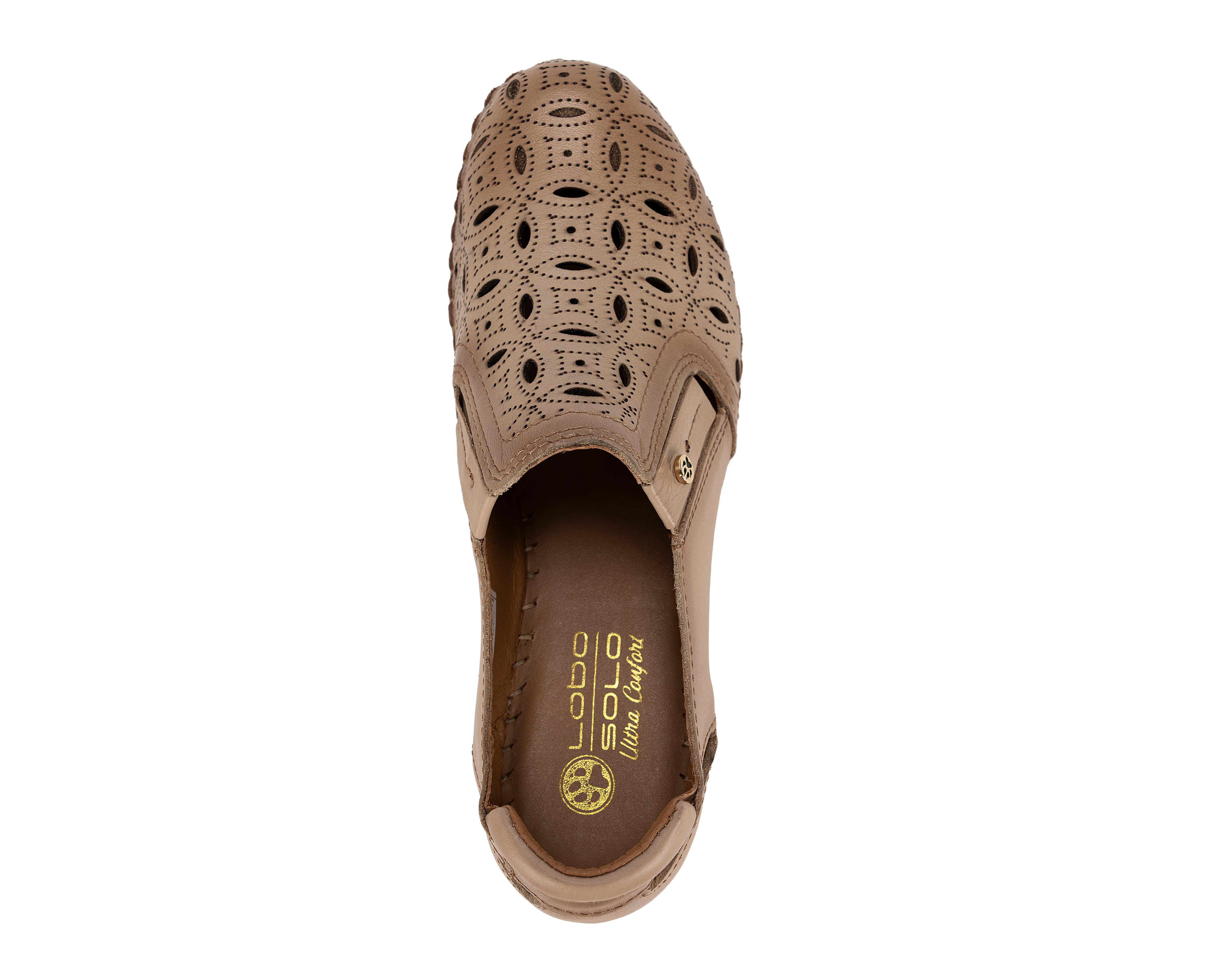 Foto 6 pulgar | Zapatos Confort Lobo Solo de Piel para Mujer