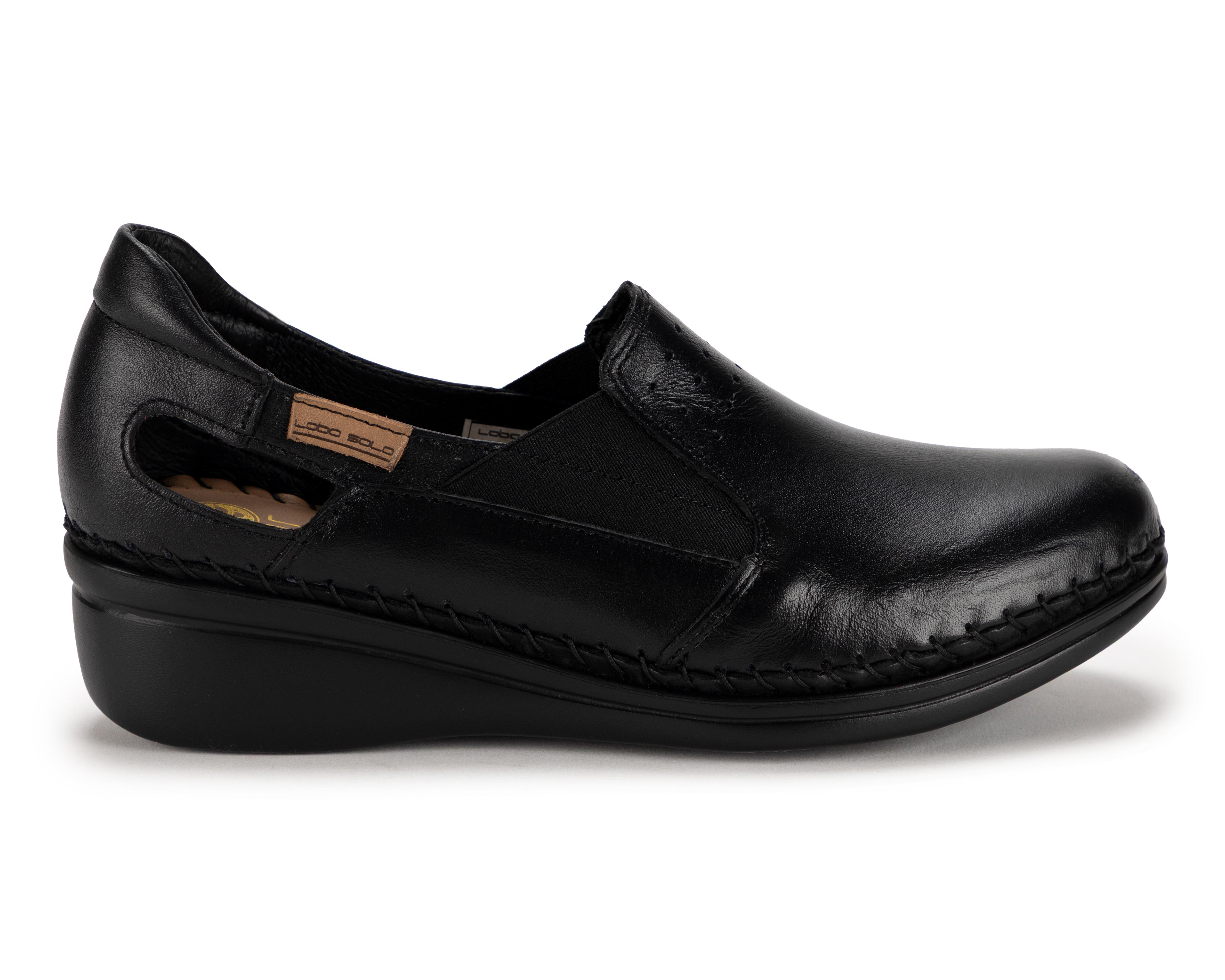 Foto 3 pulgar | Zapatos Confort Lobo Solo de Piel para Mujer