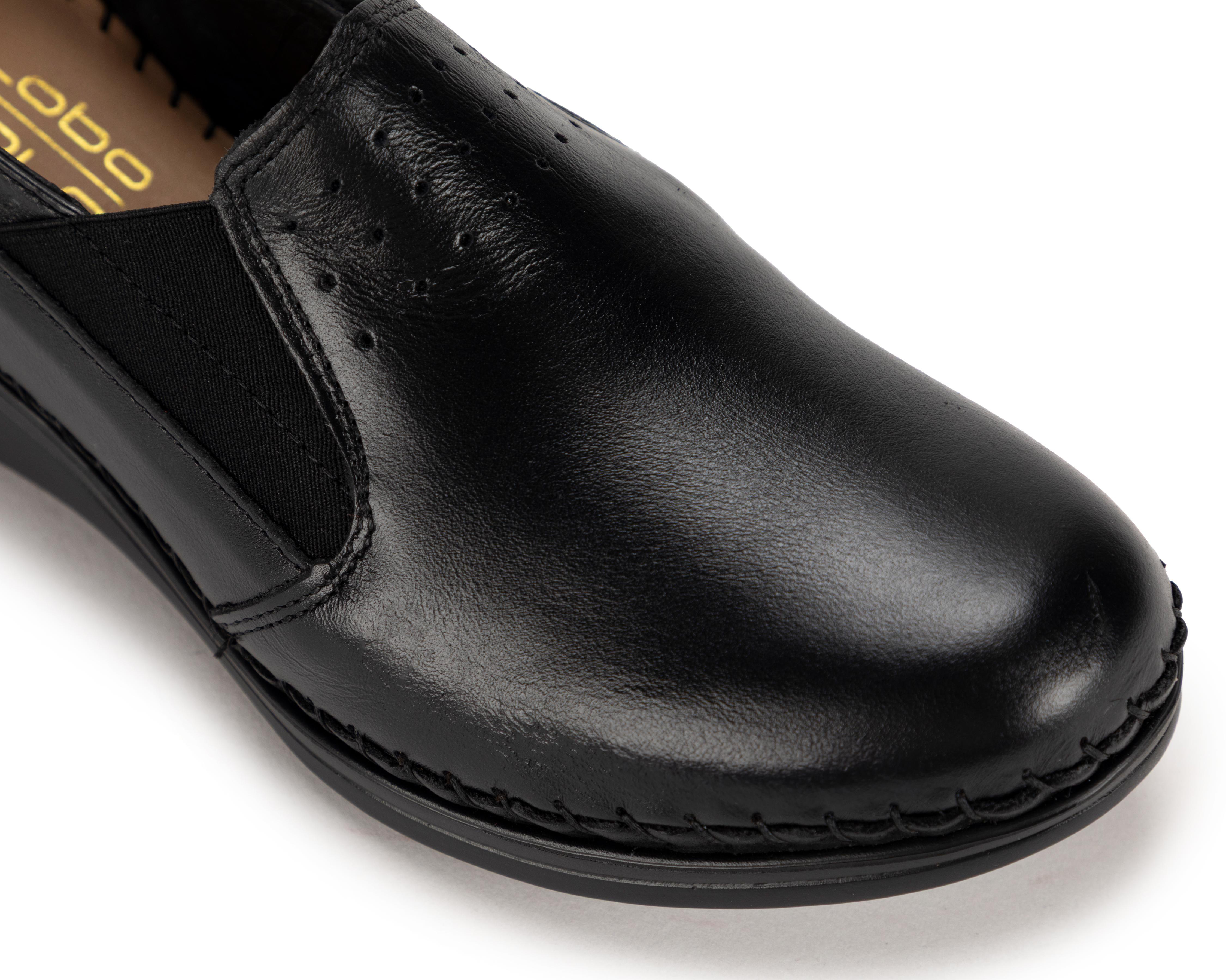 Foto 7 pulgar | Zapatos Confort Lobo Solo de Piel para Mujer