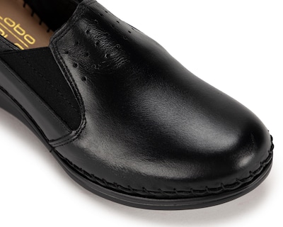 Foto 6 | Zapatos Confort Lobo Solo de Piel para Mujer