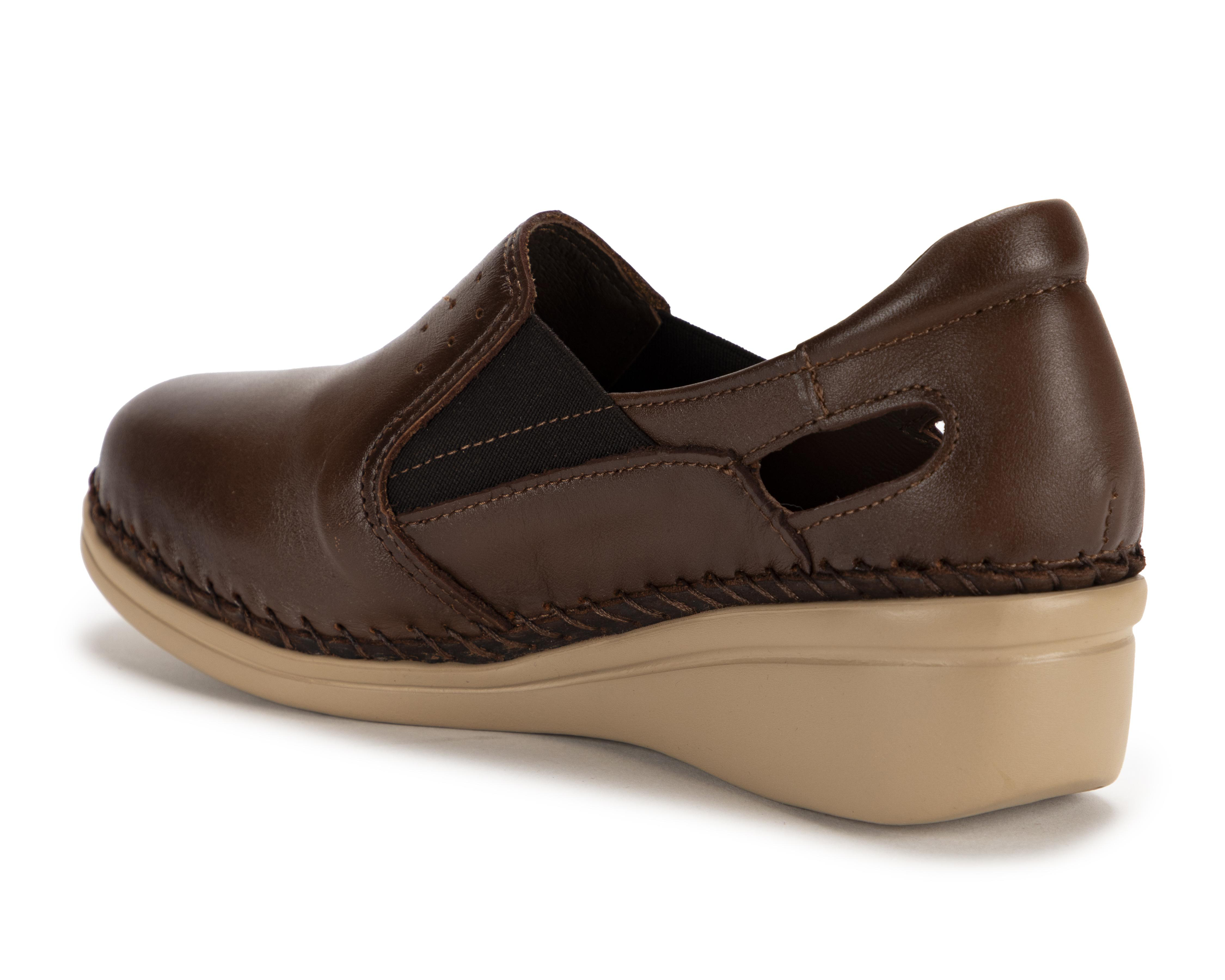 Foto 4 pulgar | Zapatos Confort Lobo Solo de Piel para Mujer