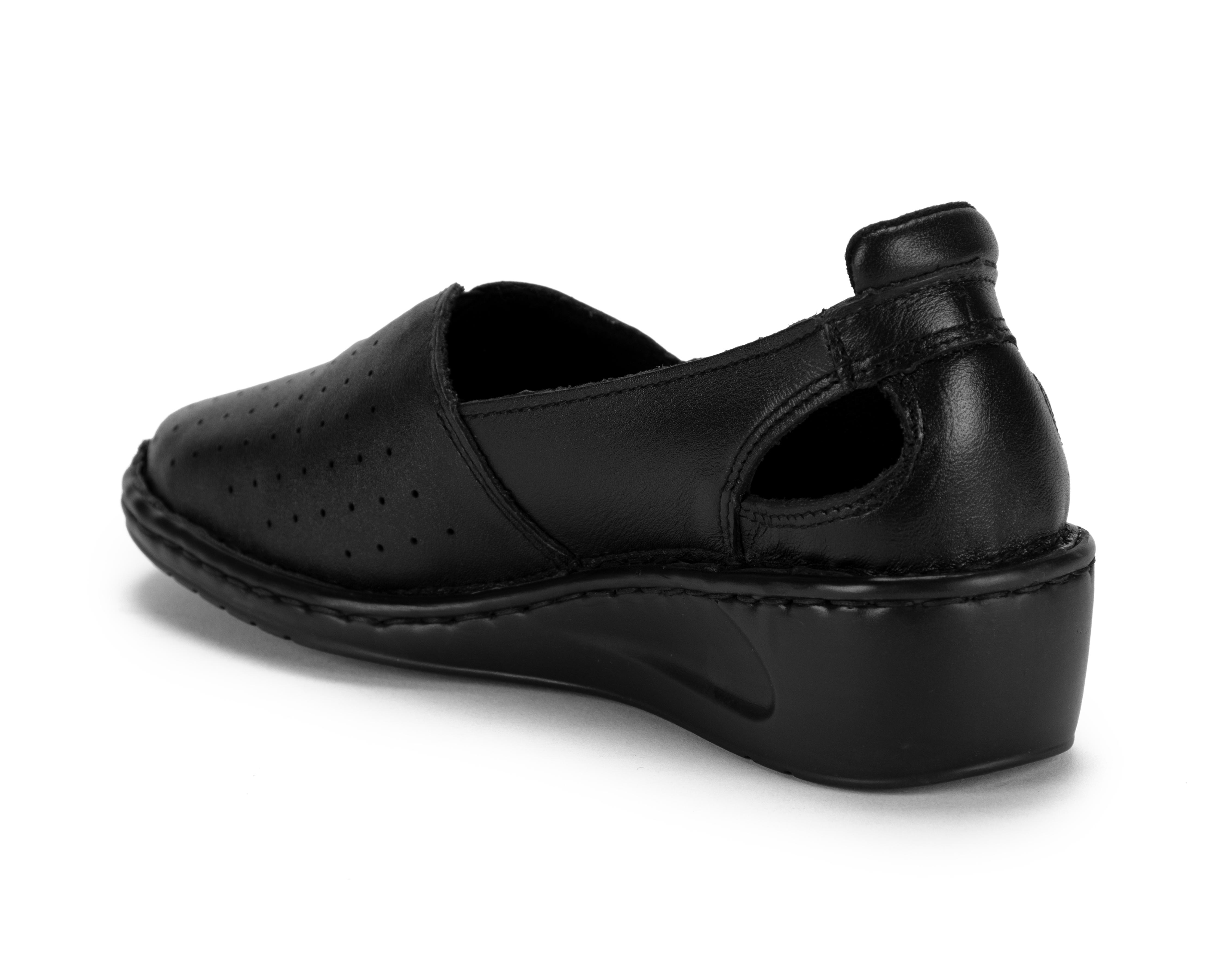 Foto 3 | Zapatos Confort Lobo Solo de Piel para Mujer