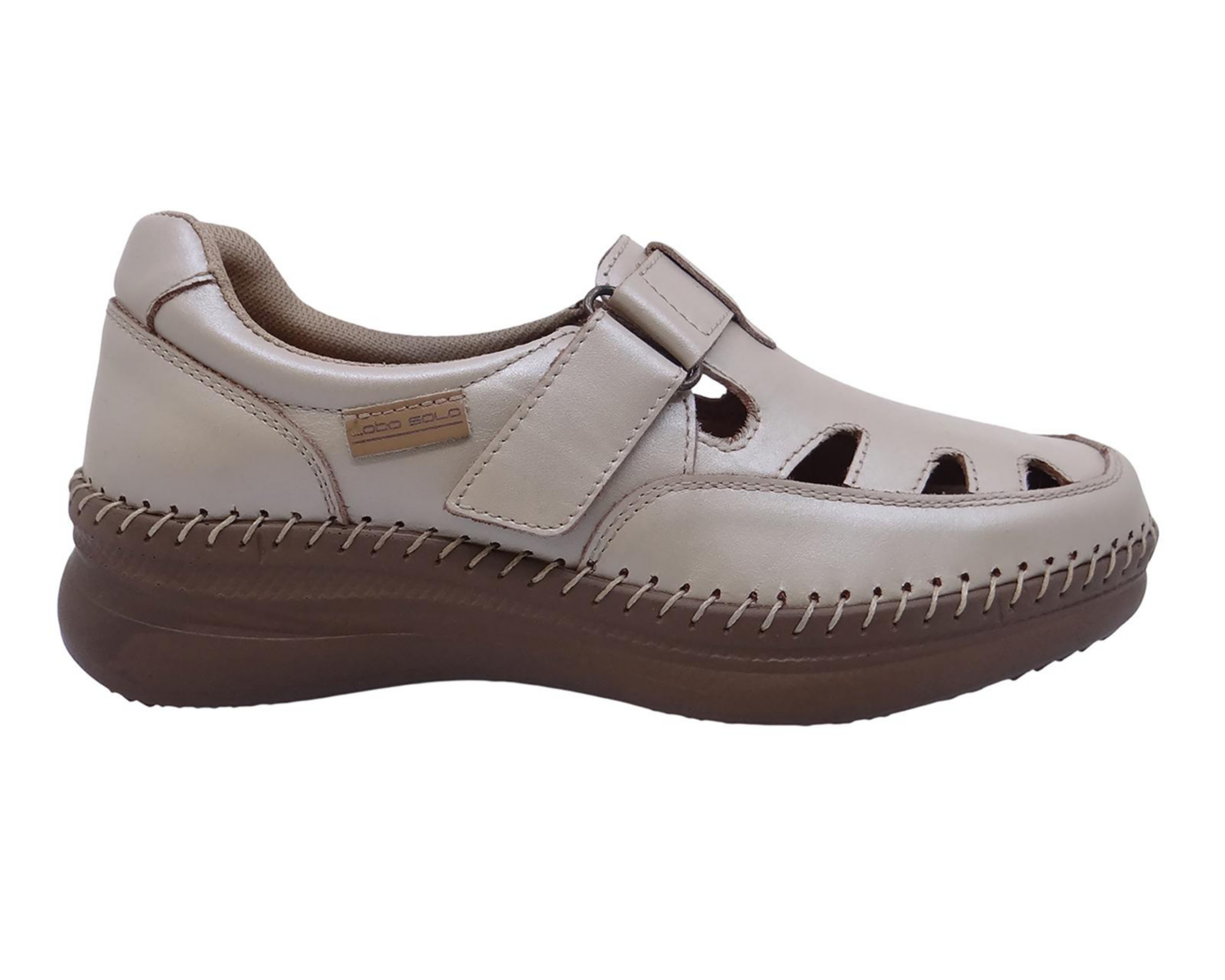 Foto 3 pulgar | Zapatos Confort Lobo Solo de Piel para Mujer