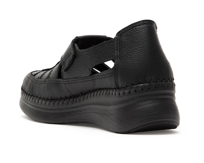 Foto 3 | Zapatos Confort Lobo Solo de Piel para Mujer