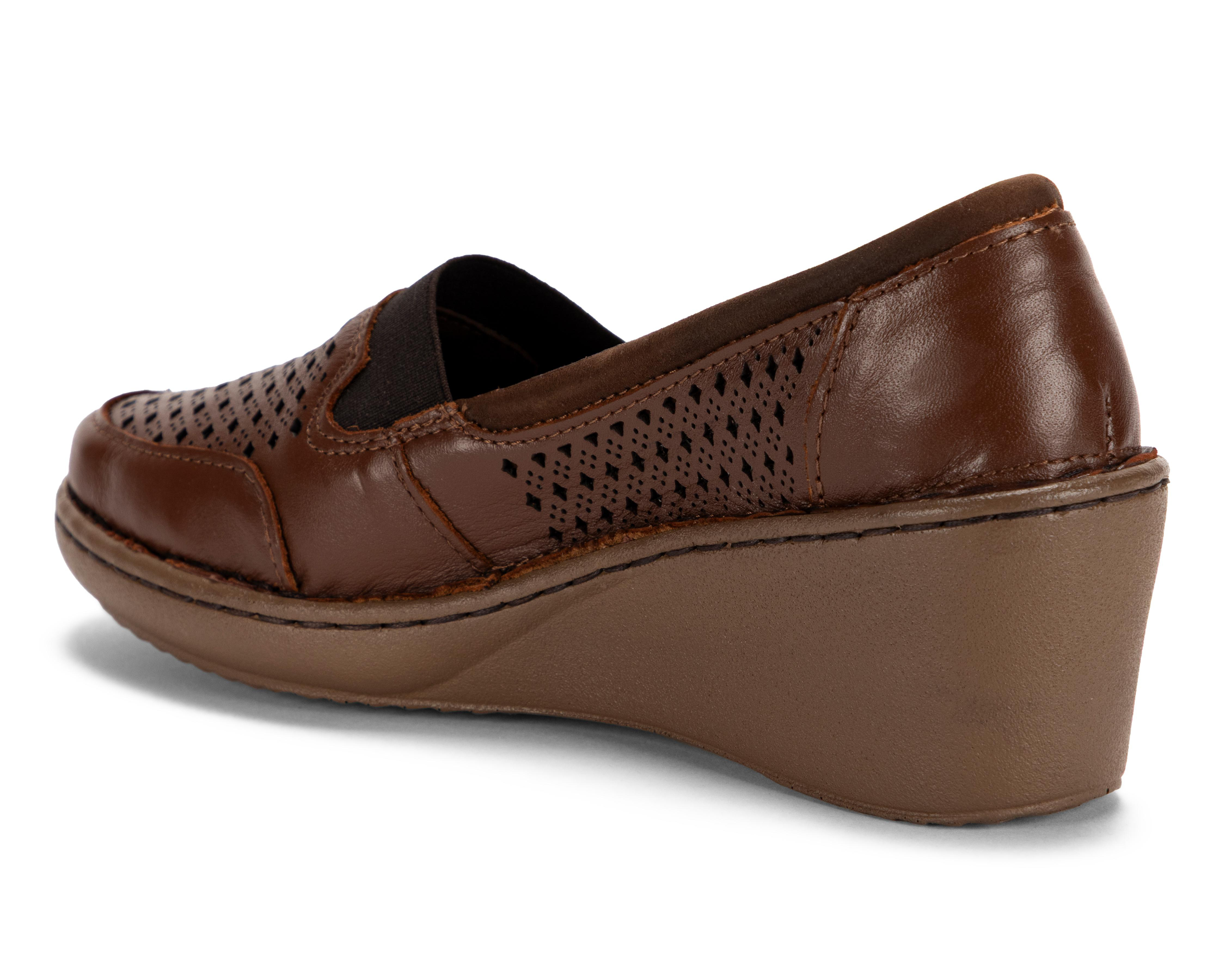 Foto 4 pulgar | Zapatos Confort Lobo Solo de Piel para Mujer
