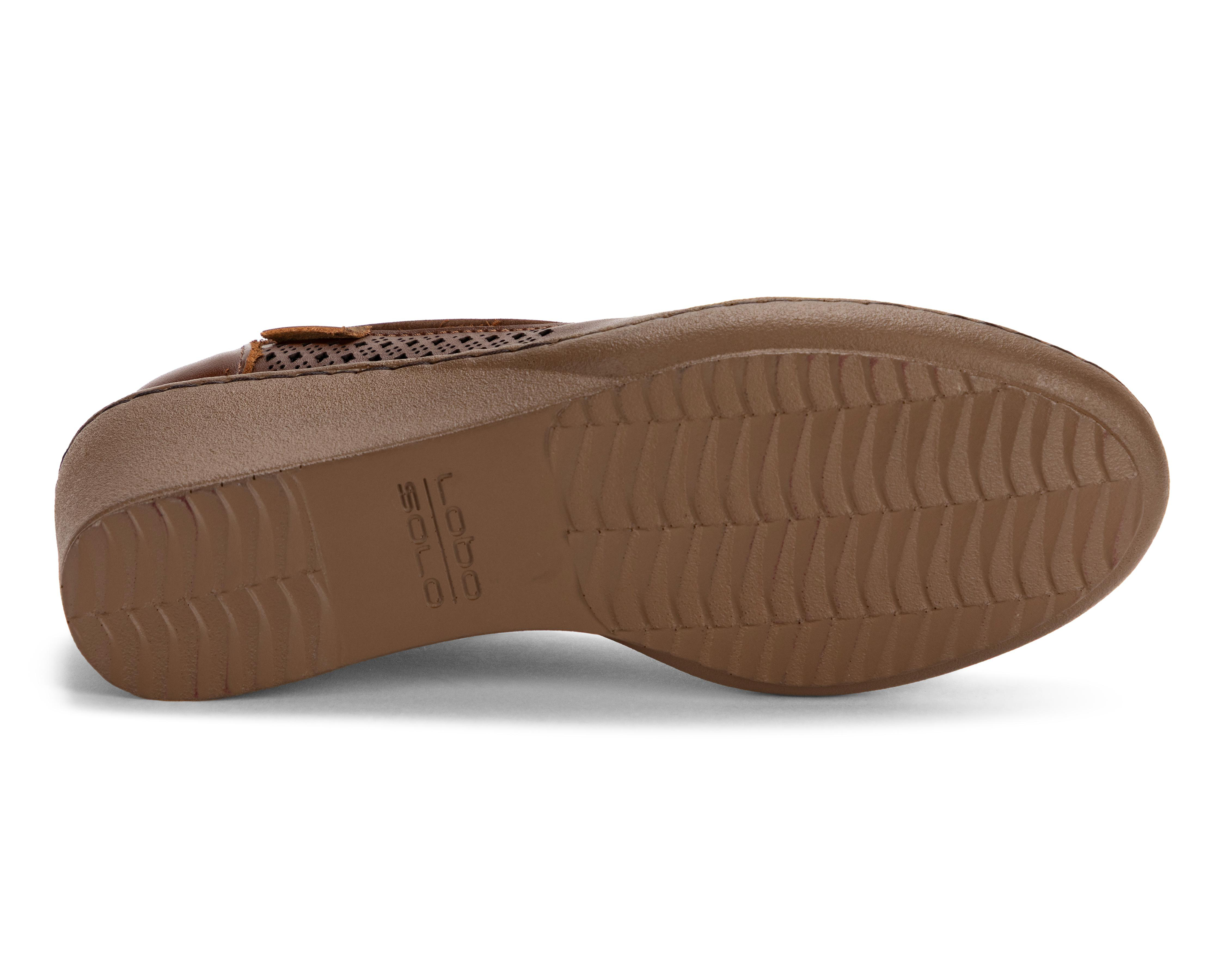 Foto 5 pulgar | Zapatos Confort Lobo Solo de Piel para Mujer