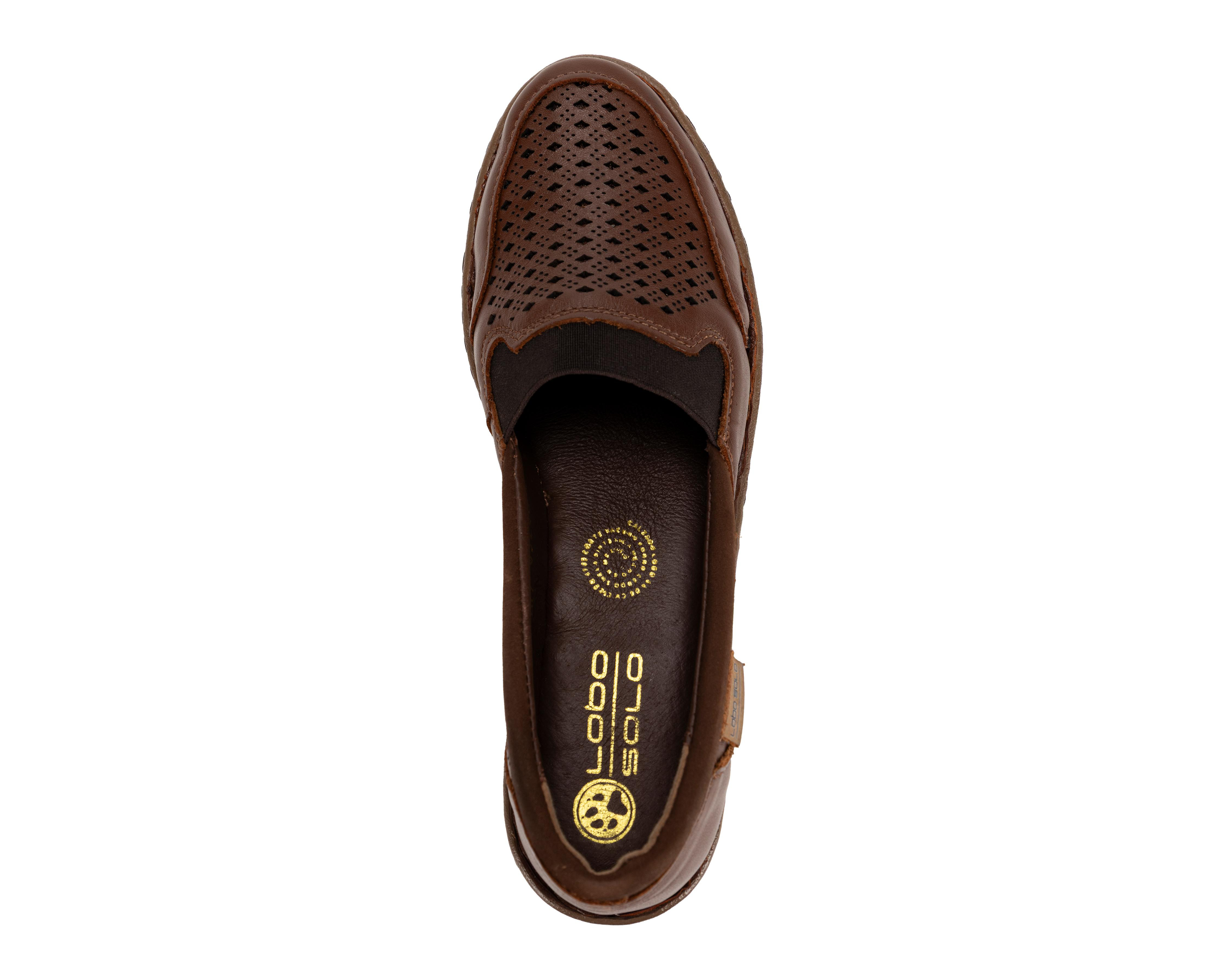 Foto 6 pulgar | Zapatos Confort Lobo Solo de Piel para Mujer