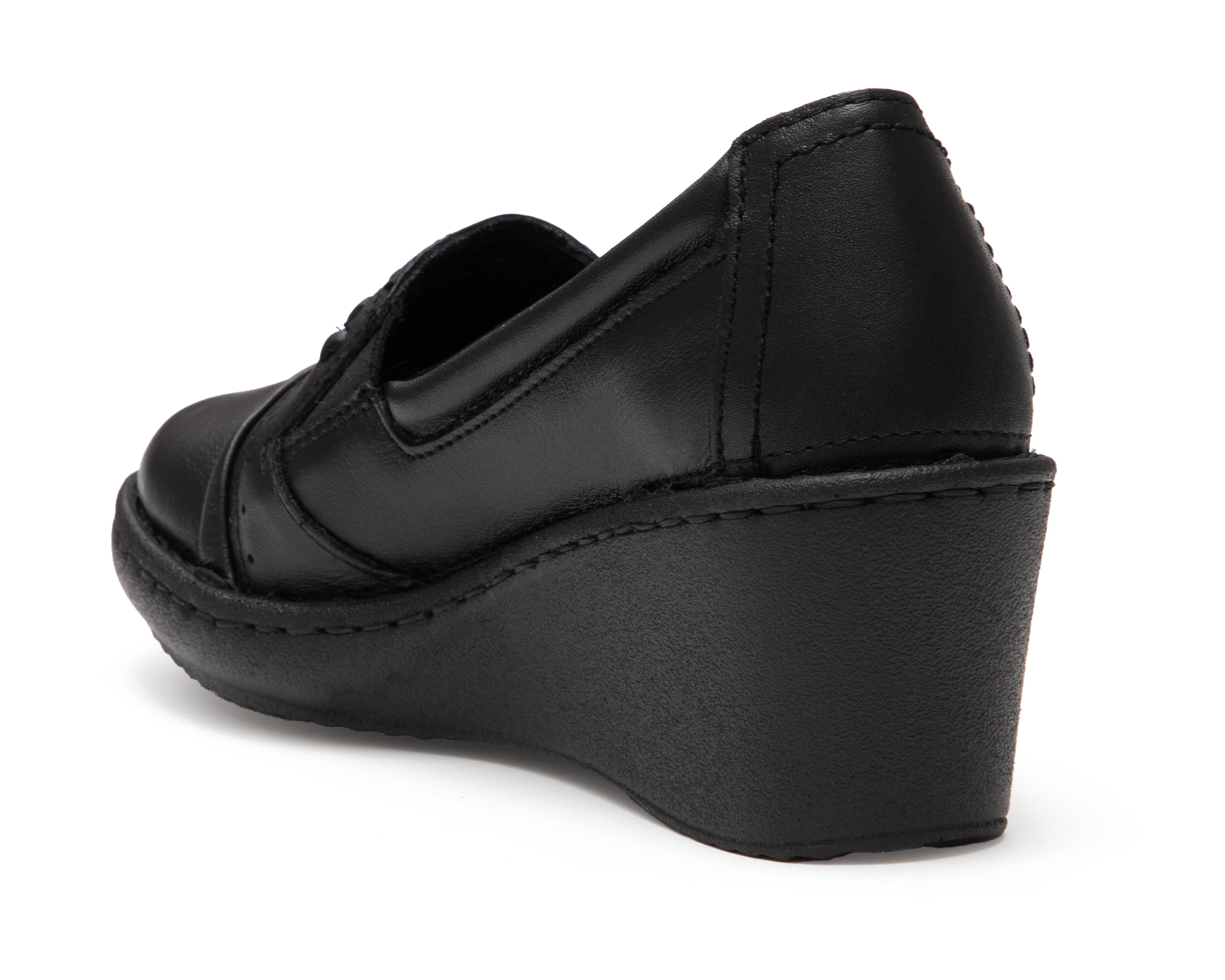 Foto 4 pulgar | Zapatos Confort Lobo Solo de Piel para Mujer