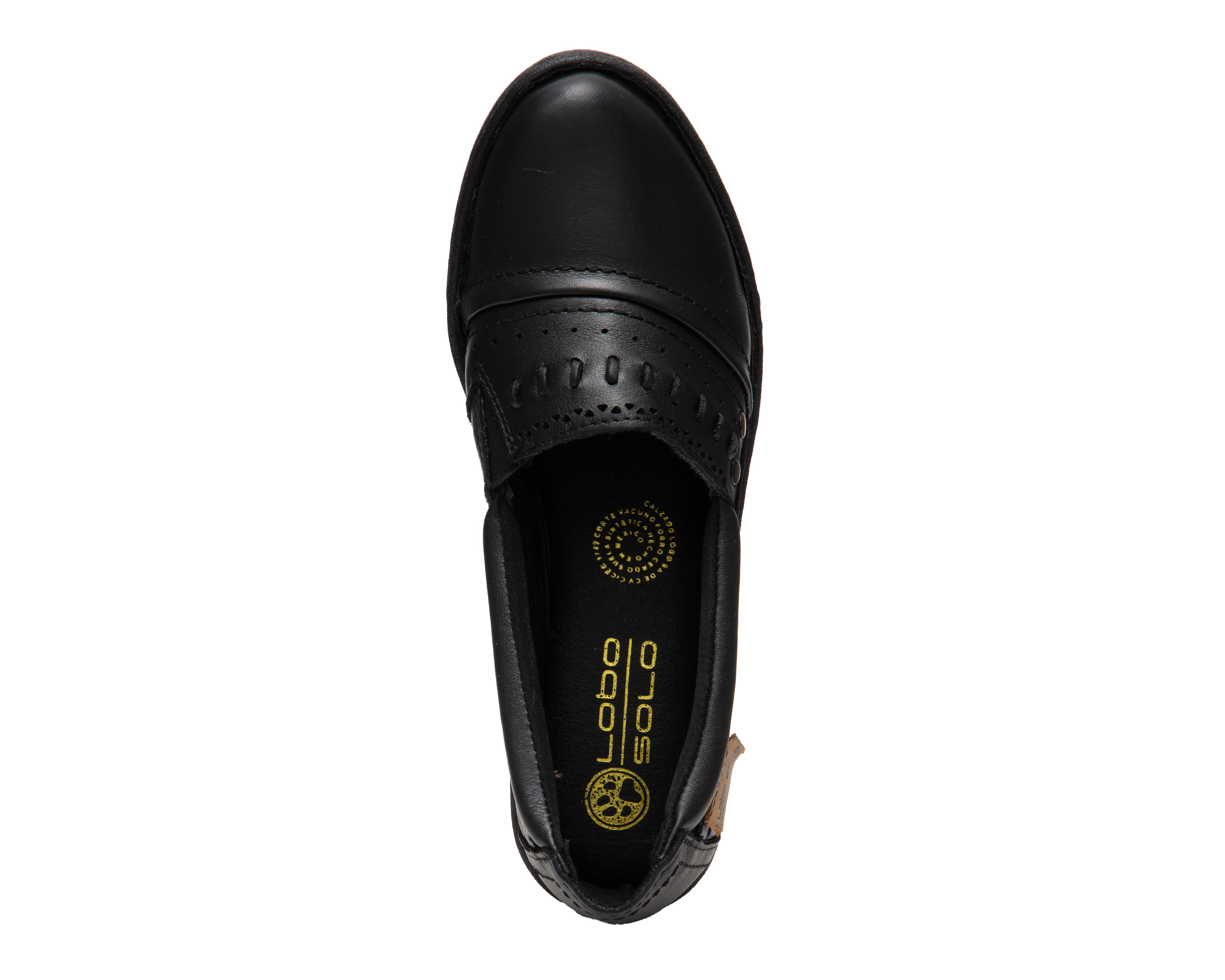 Foto 6 pulgar | Zapatos Confort Lobo Solo de Piel para Mujer