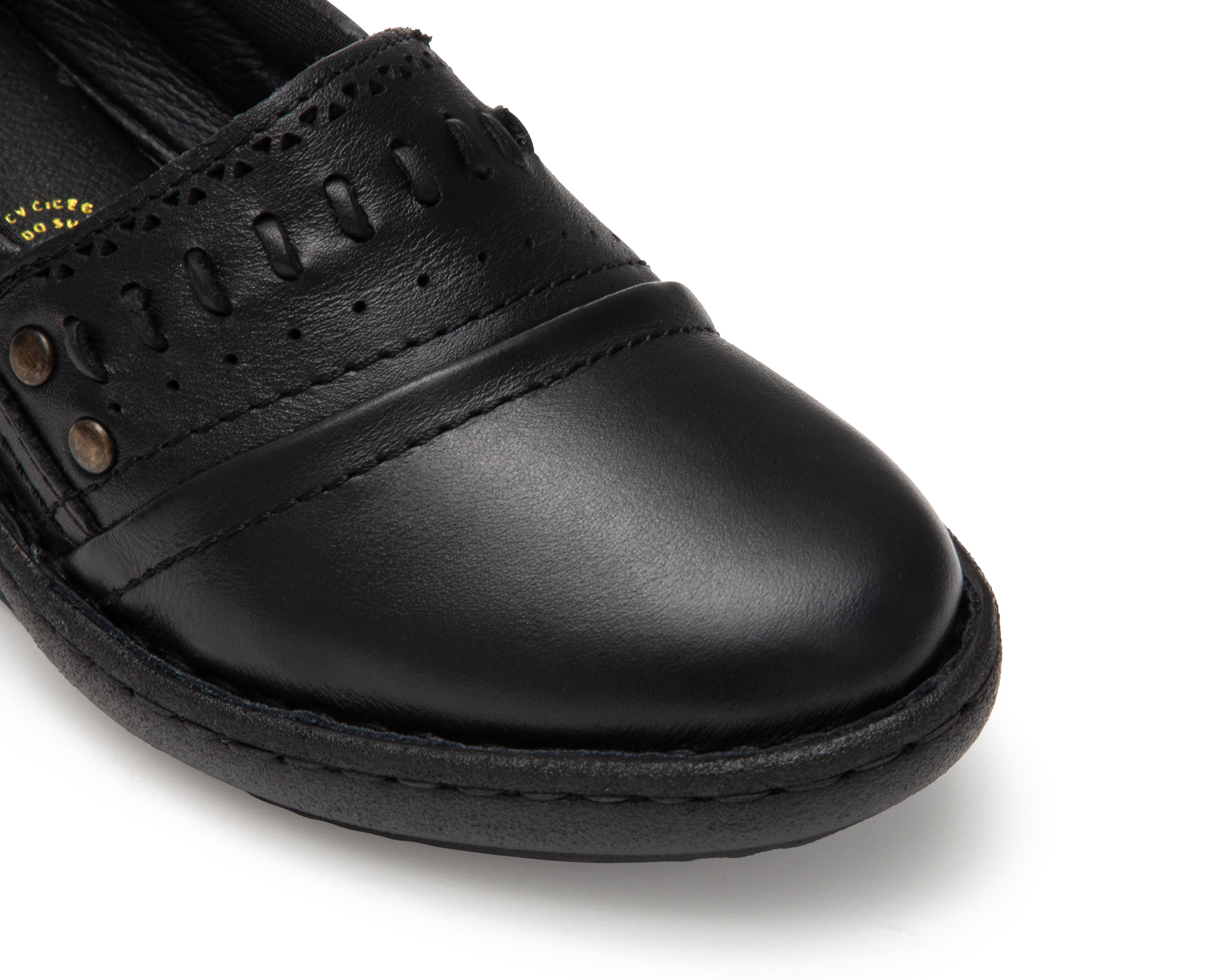 Foto 7 pulgar | Zapatos Confort Lobo Solo de Piel para Mujer