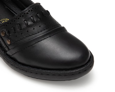 Foto 6 | Zapatos Confort Lobo Solo de Piel para Mujer