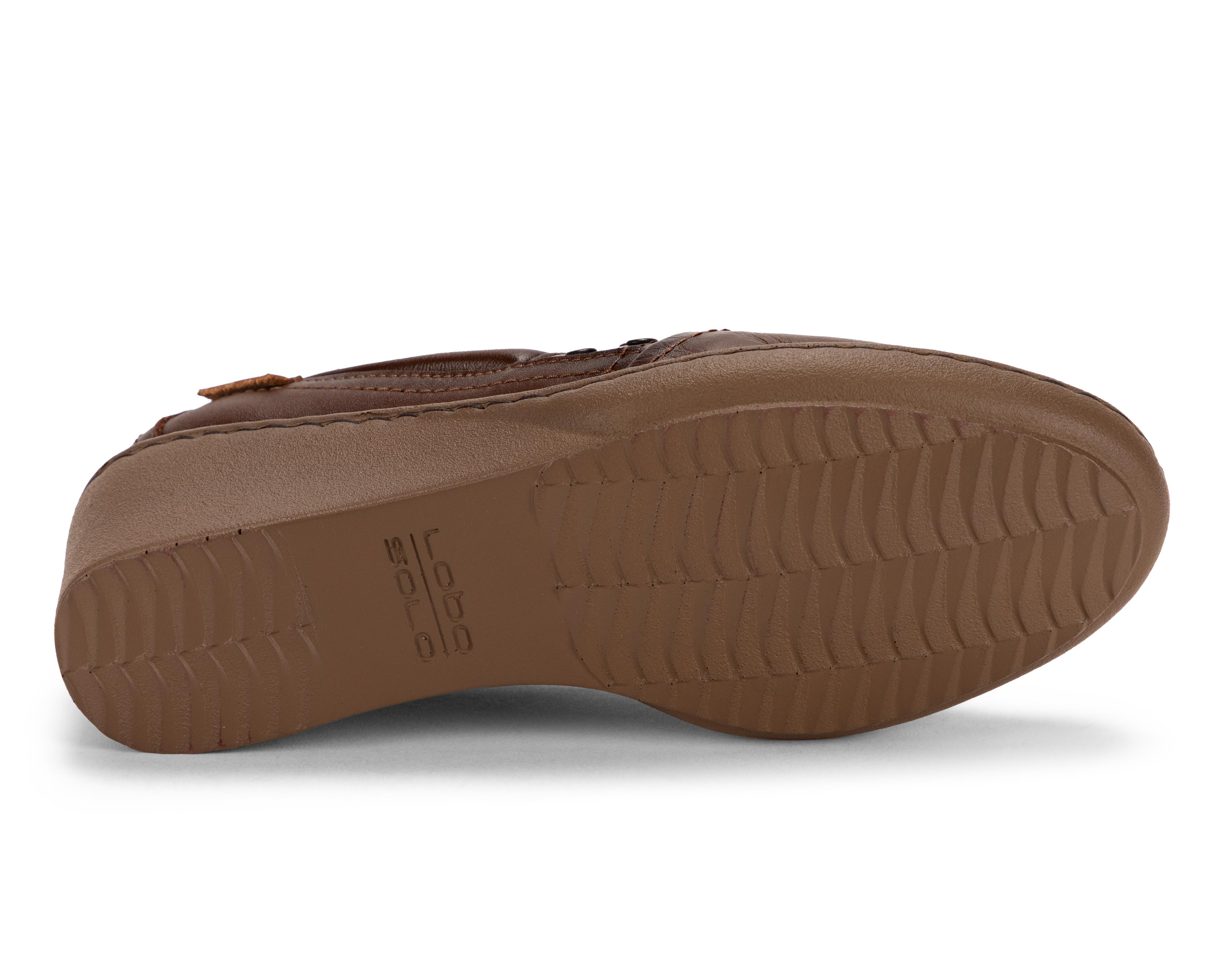 Foto 5 pulgar | Zapatos Confort Lobo Solo de Piel para Mujer
