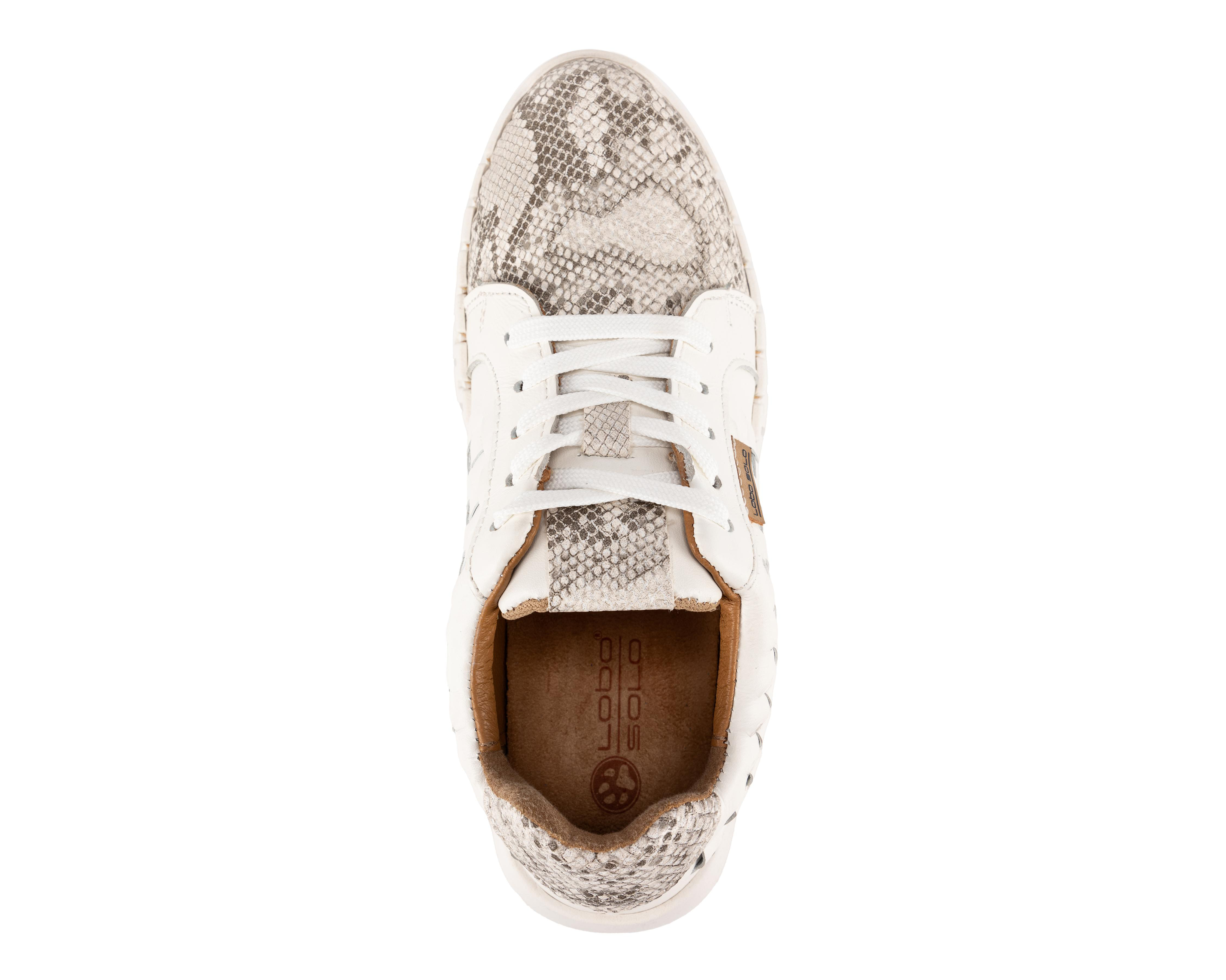 Foto 5 | Tenis Confort Lobo Solo de Piel para Mujer