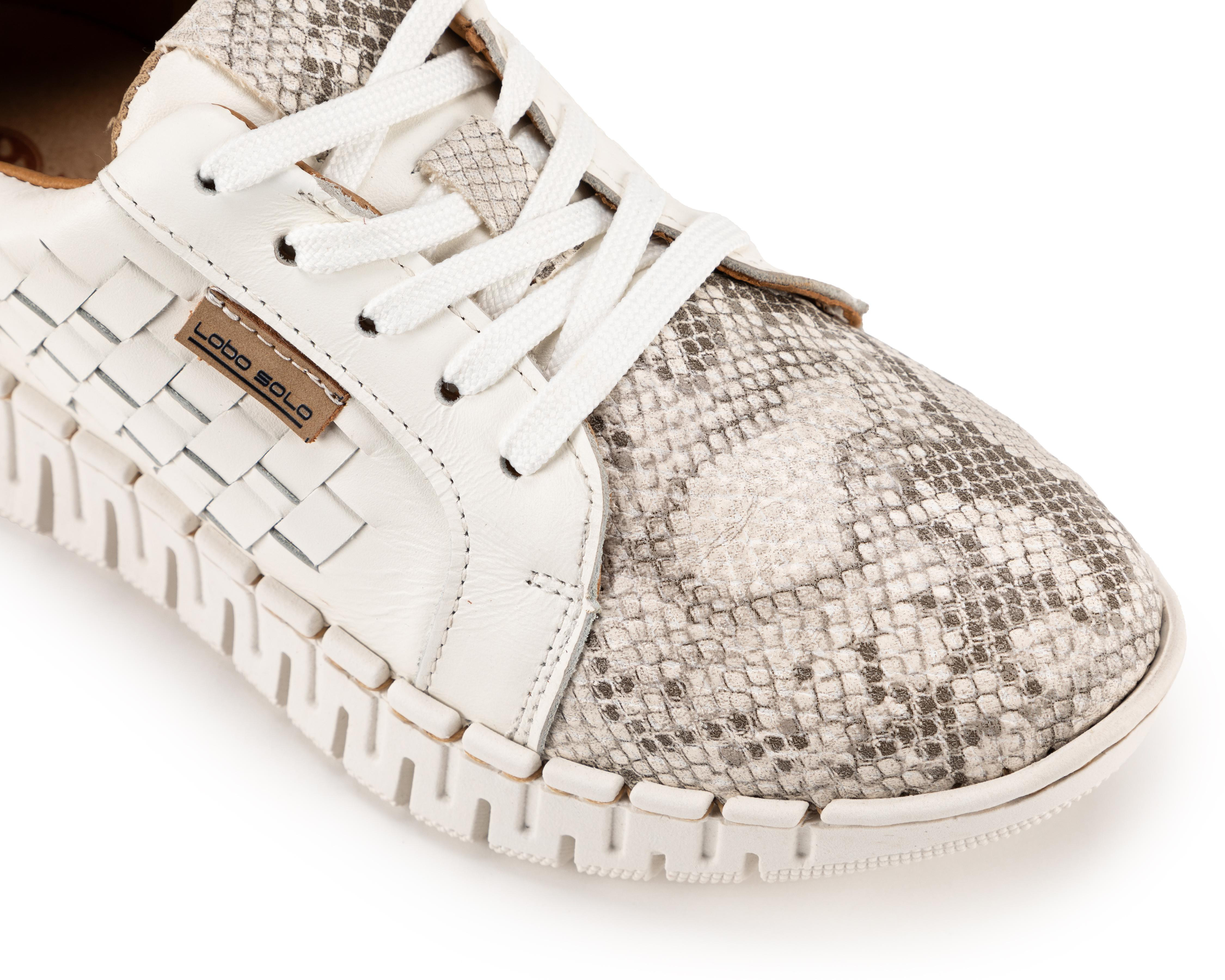 Foto 6 | Tenis Confort Lobo Solo de Piel para Mujer