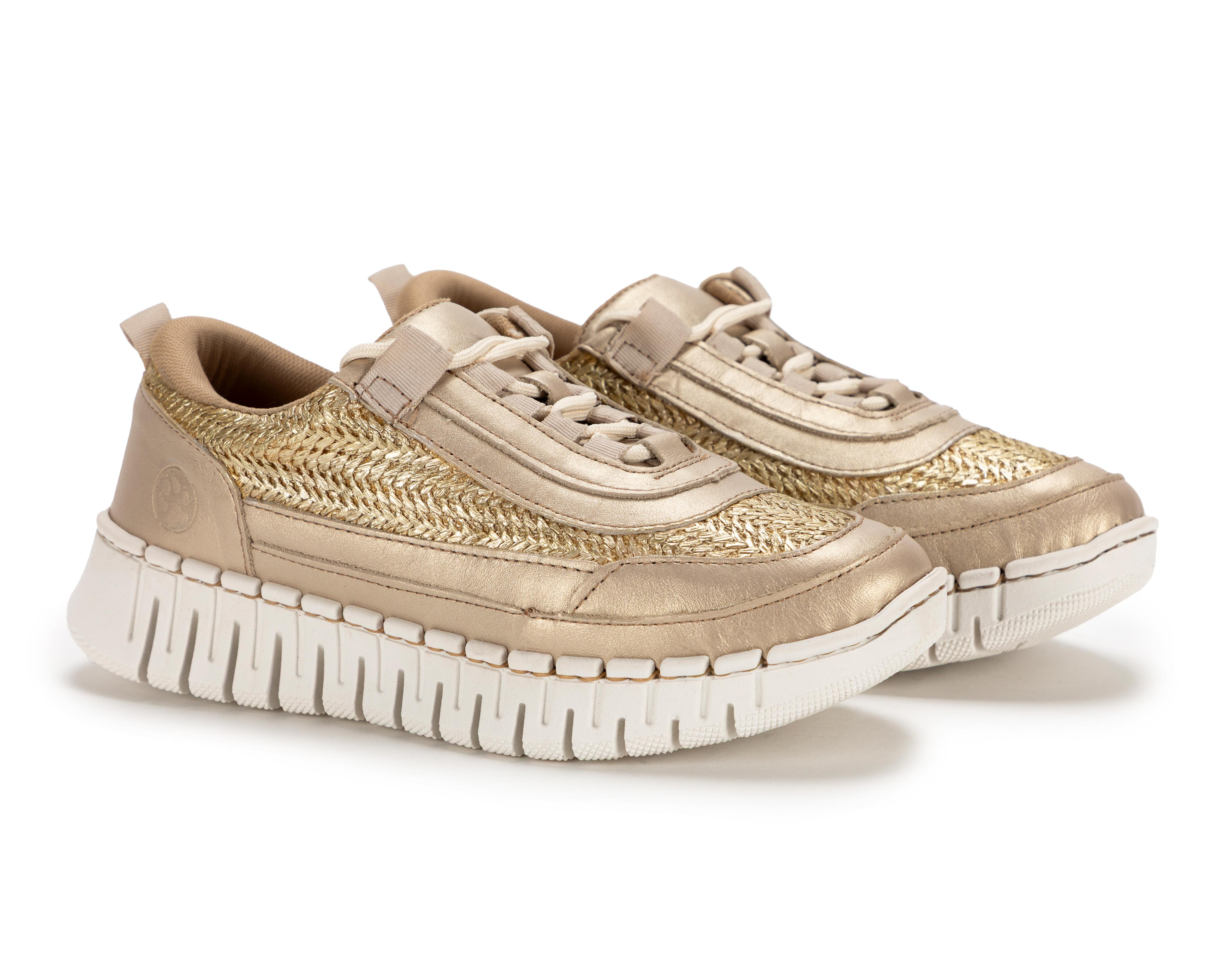 Tenis Confort Lobo Solo de Piel para Mujer