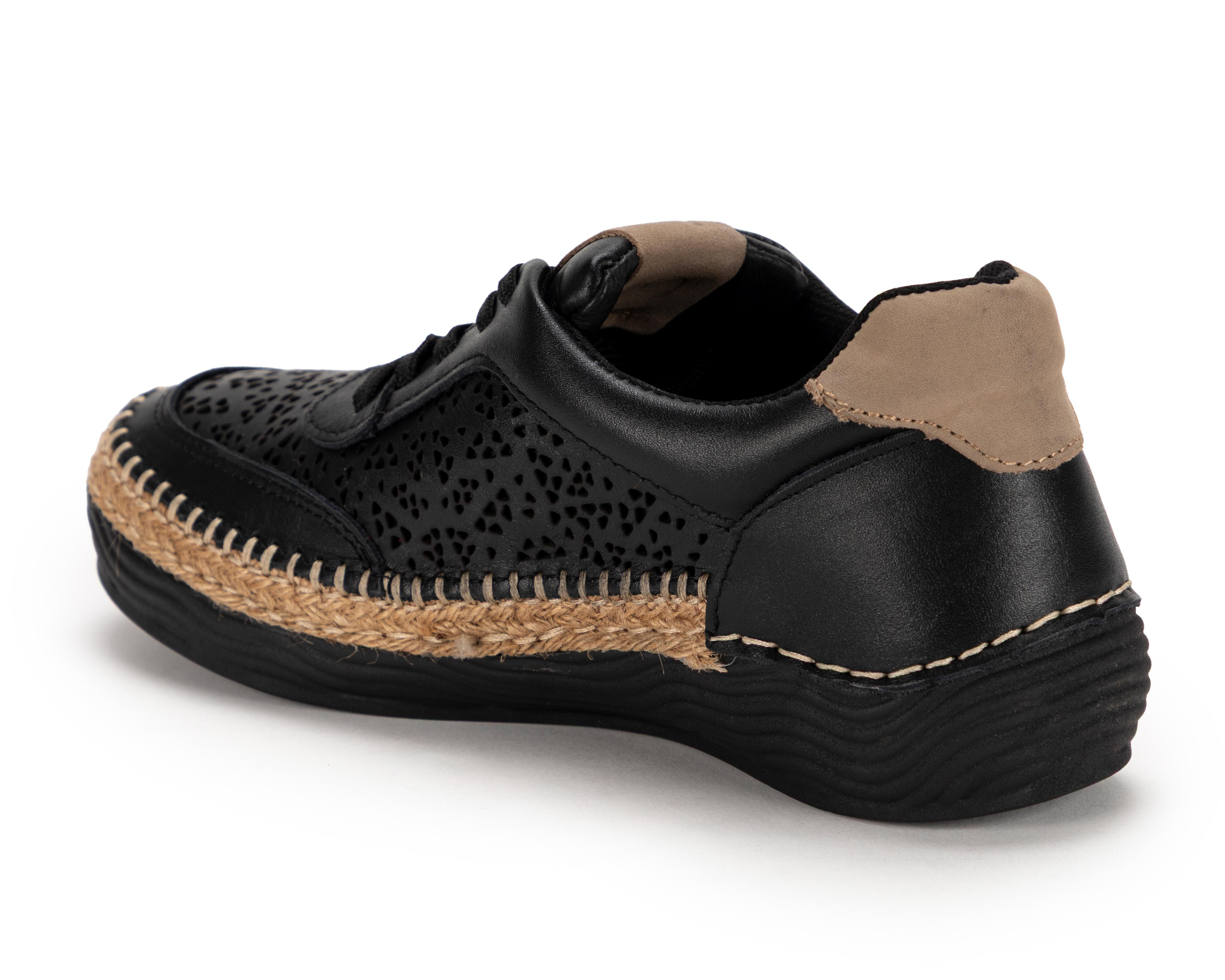 Foto 3 | Tenis Casuales Lobo Solo de Piel para Hombre