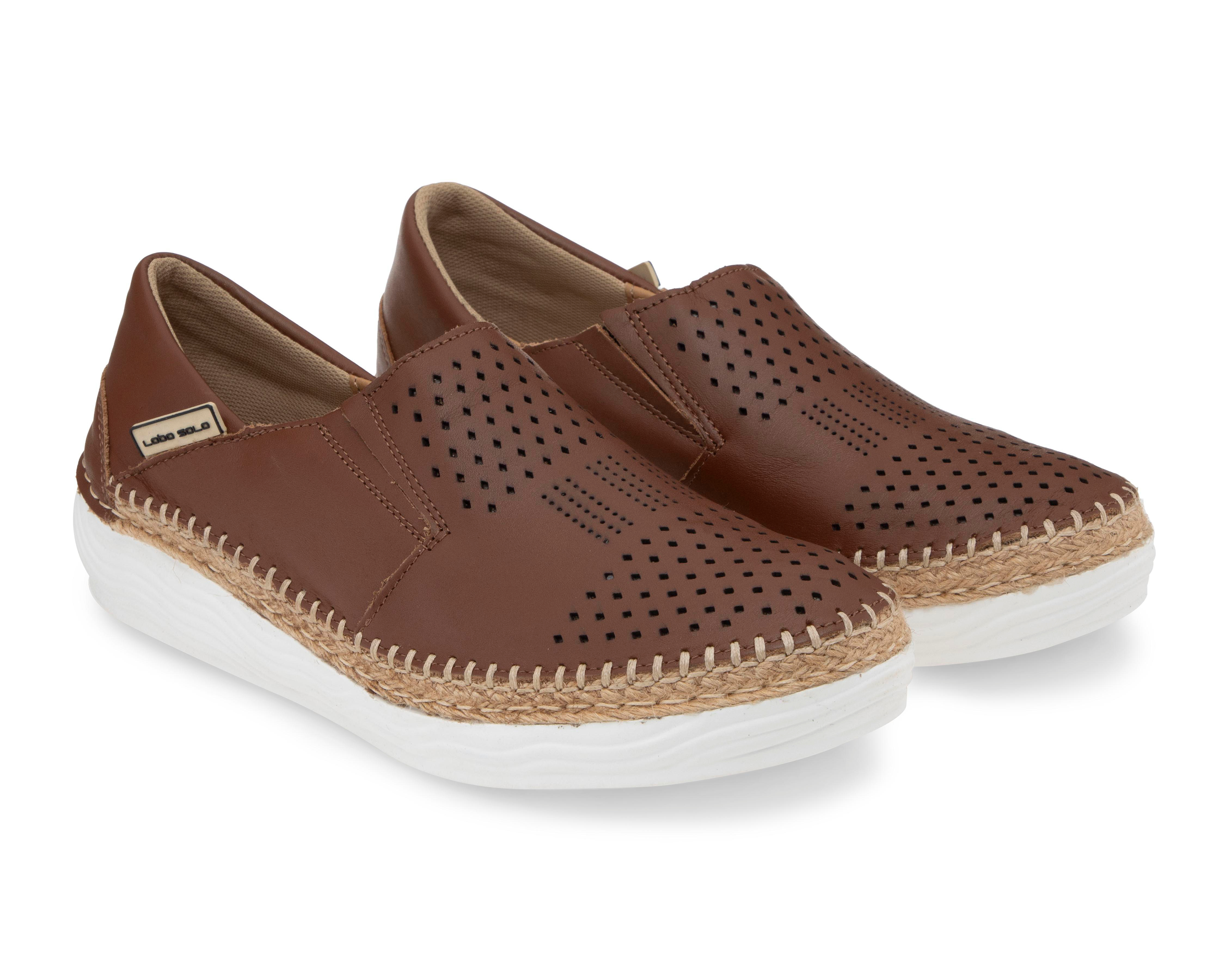 Tenis Confort Lobo Solo de Piel para Mujer