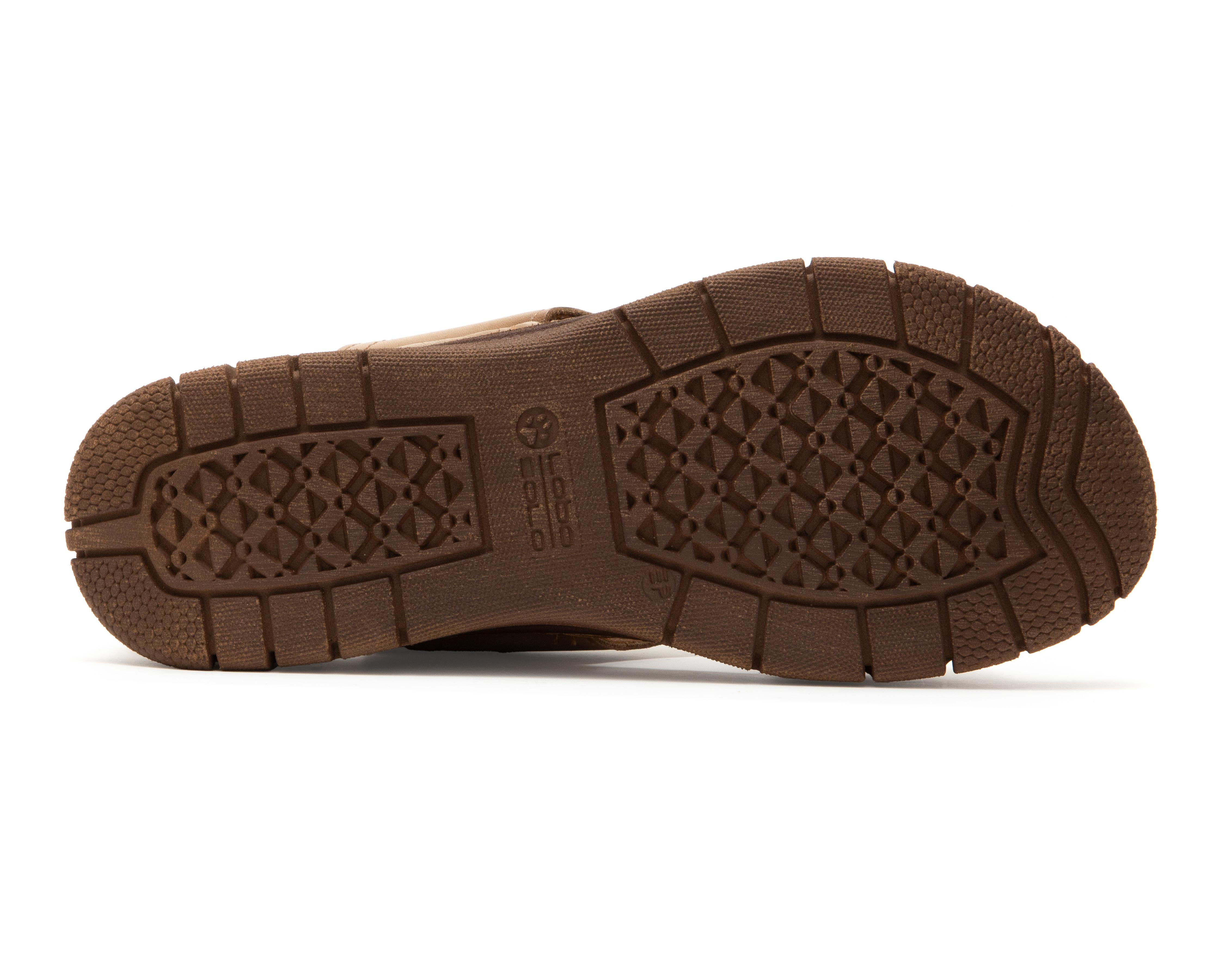 Foto 5 pulgar | Sandalias Confort Lobo Solo de Piel para Mujer
