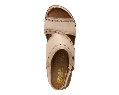 Foto 5 | Sandalias Confort Lobo Solo de Piel para Mujer