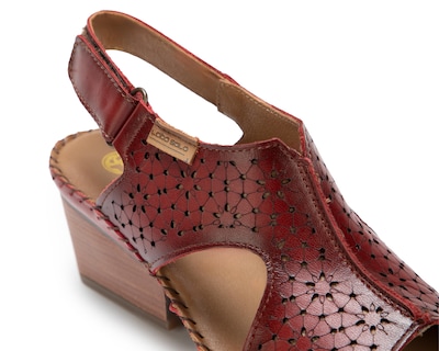Foto 6 | Sandalias Confort Lobo Solo de Piel para Mujer