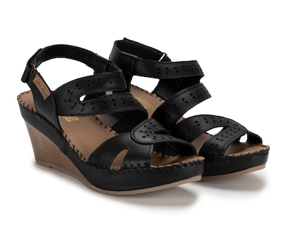 Foto 1 | Sandalias Confort Lobo Solo de Piel para Mujer