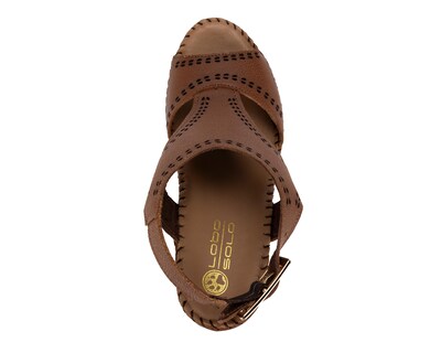 Foto 5 | Sandalias Confort Lobo Solo de Piel para Mujer